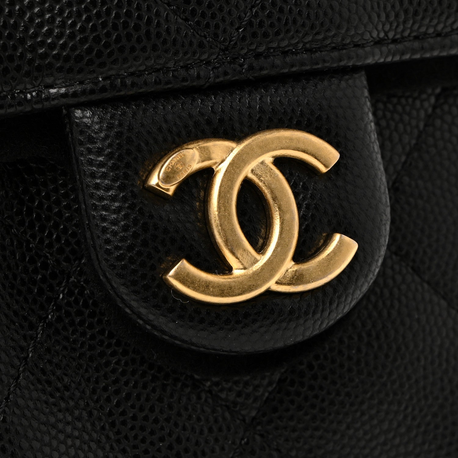 Caviar Quilted Mini Chanel 25 Handbag Black