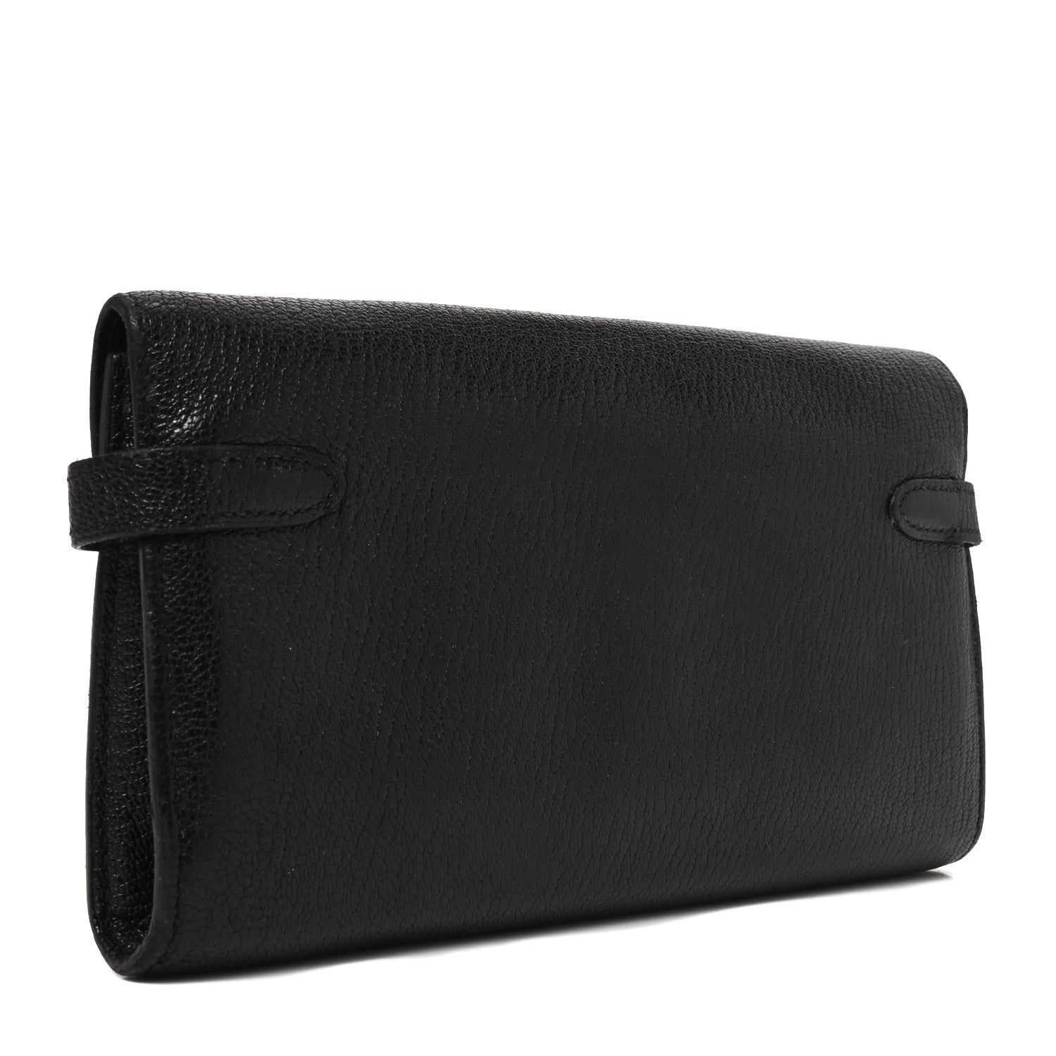 Chevre Mysore Kelly Longue Wallet Black