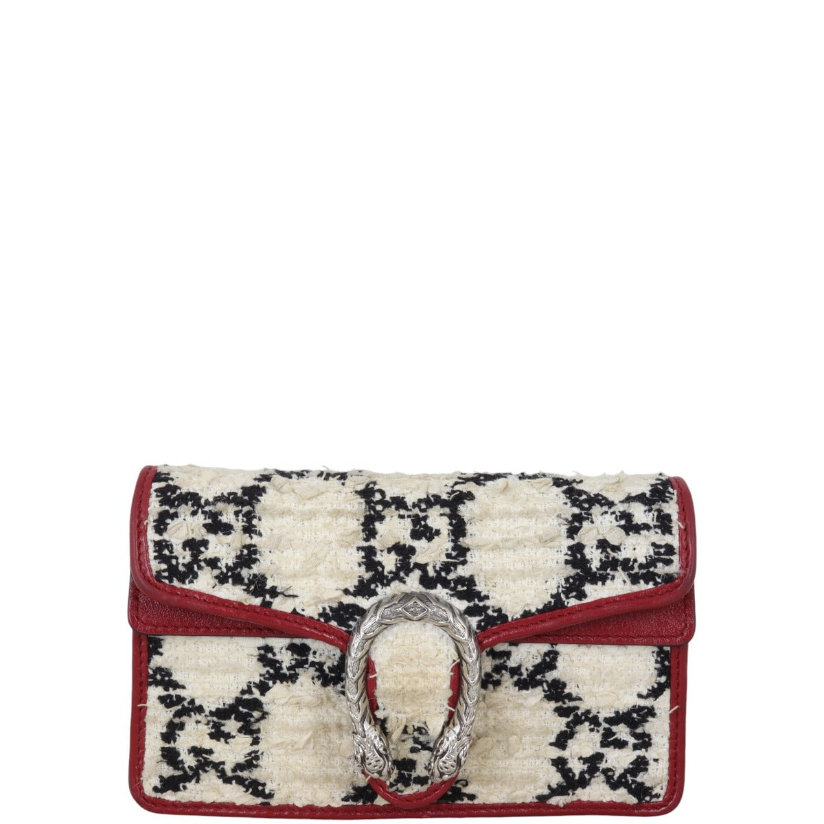 Gucci Dionysus GG Monogram Super Mini Shoulder Bag Tweed