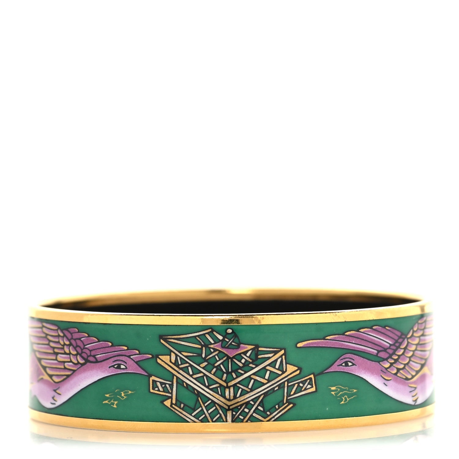 Enamel Printed Wide Bracelet 70