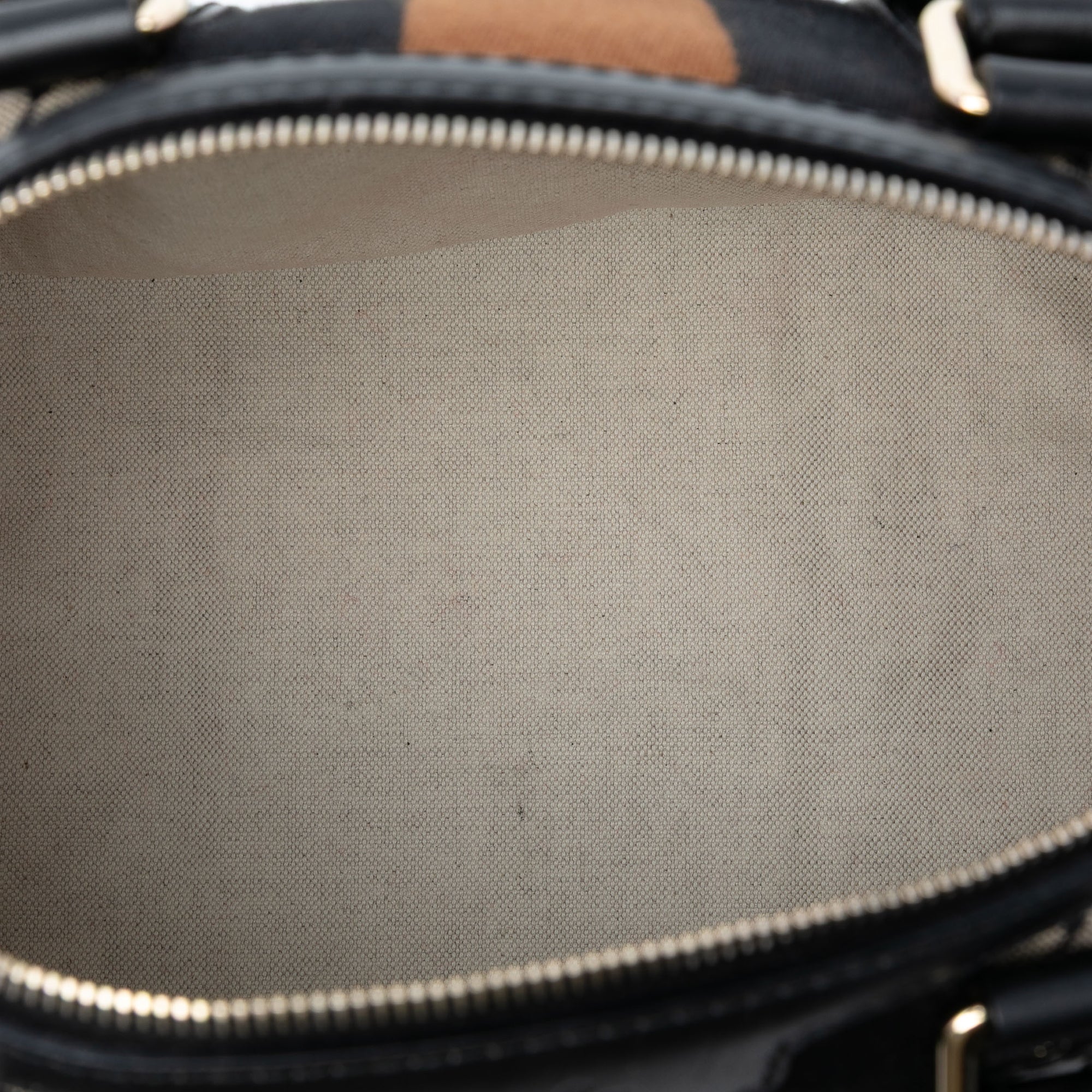 Vintage Web Boston Bag Diamante Canvas Medium