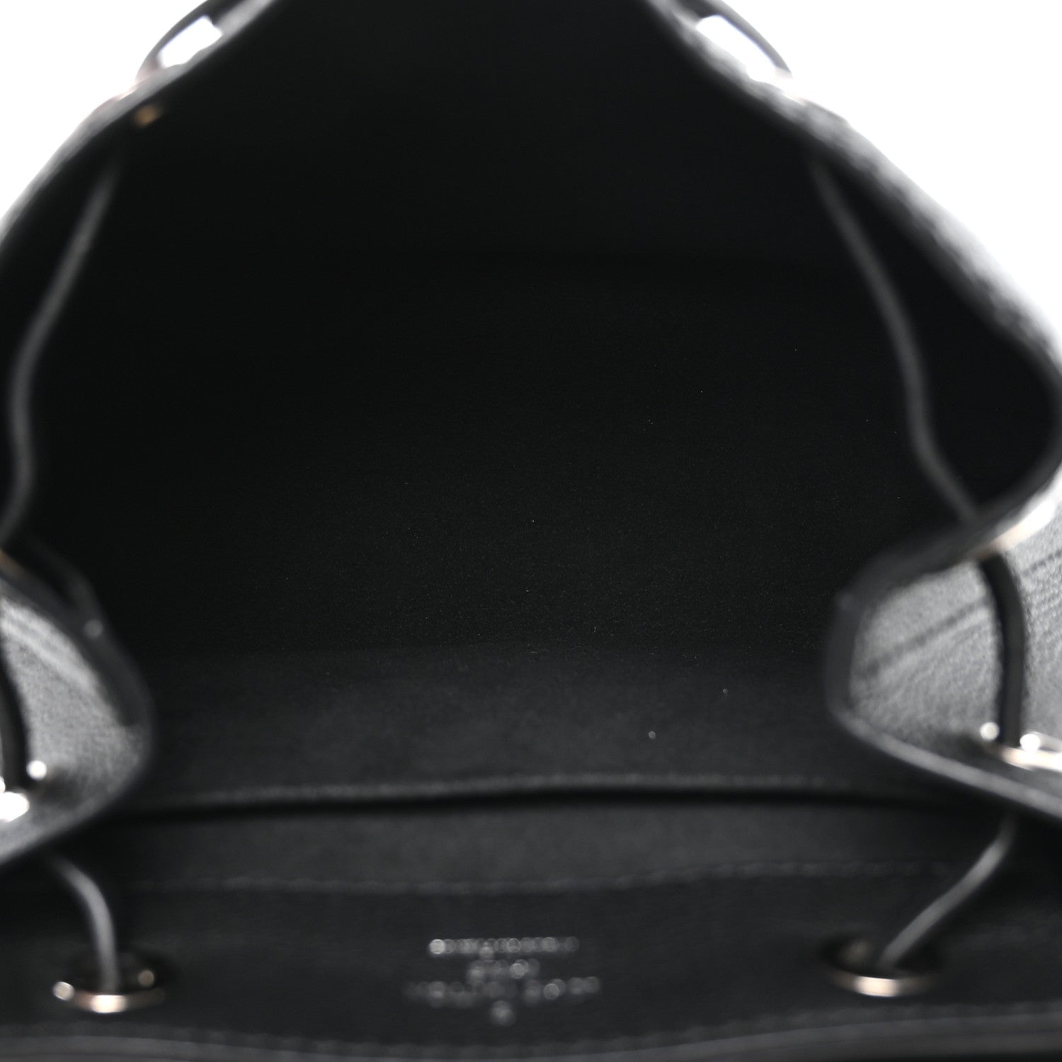 Calfskin Lockme Mini Backpack Black