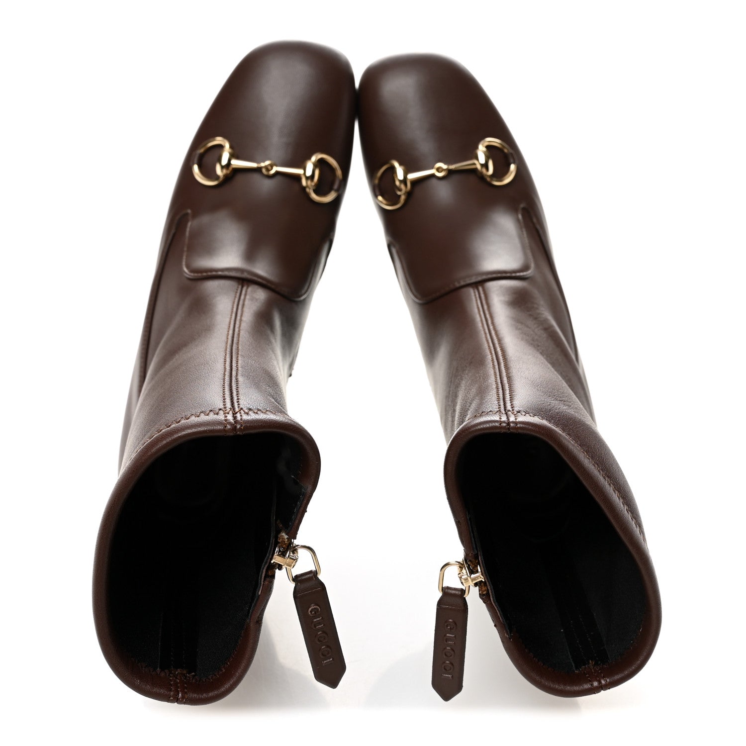 Nappa Horsebit Ankle Boots 37.5 New Chocolate