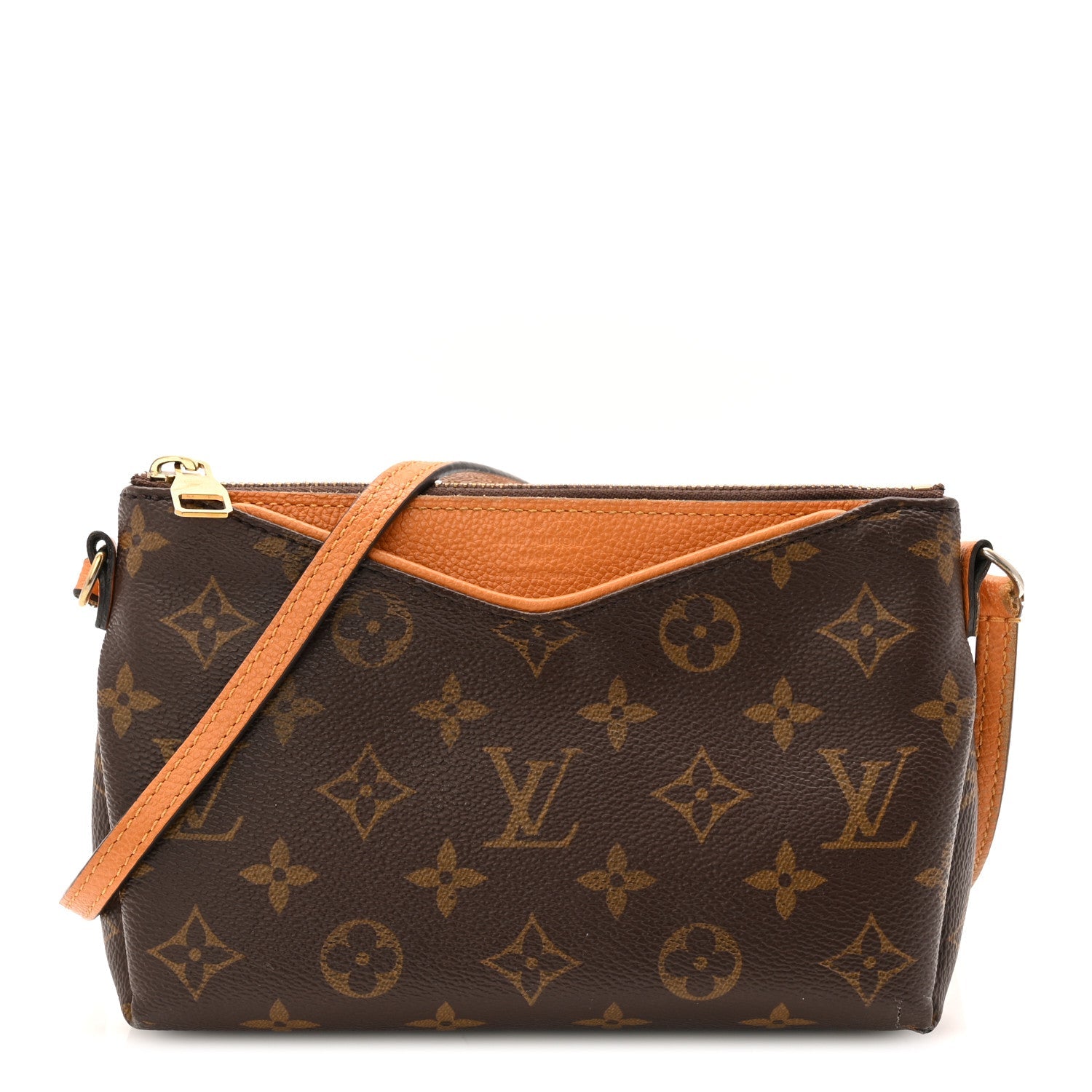 Monogram Pallas Clutch Saffron