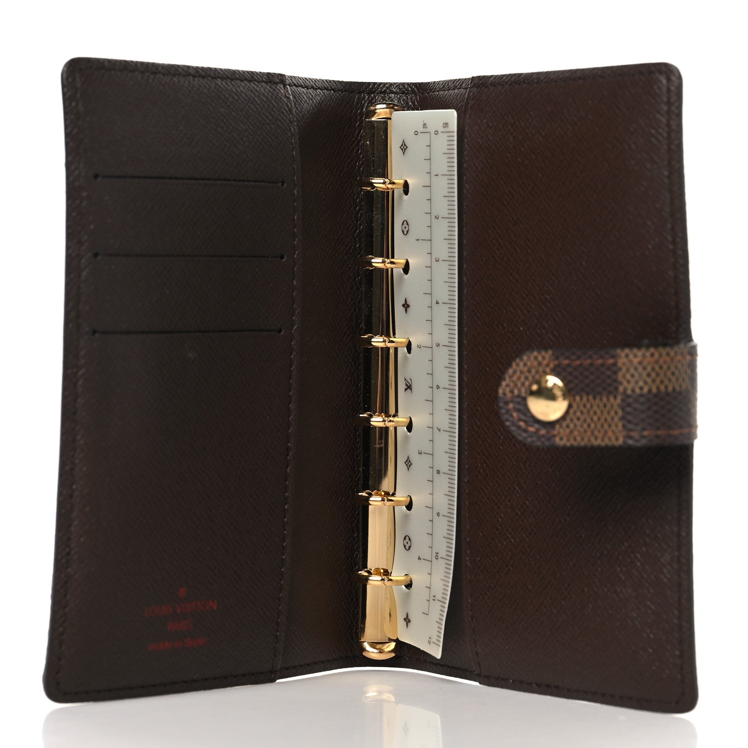 Damier Ebene Small Ring Agenda Cover