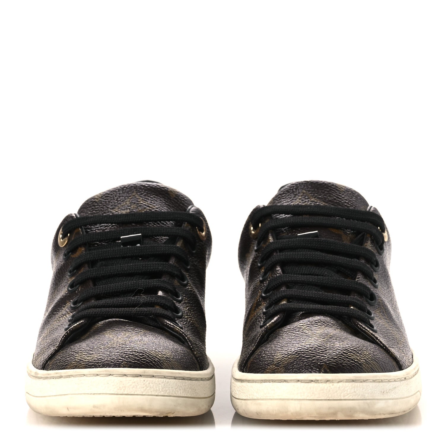 Patent Monogram Frontrow Sneakers 37