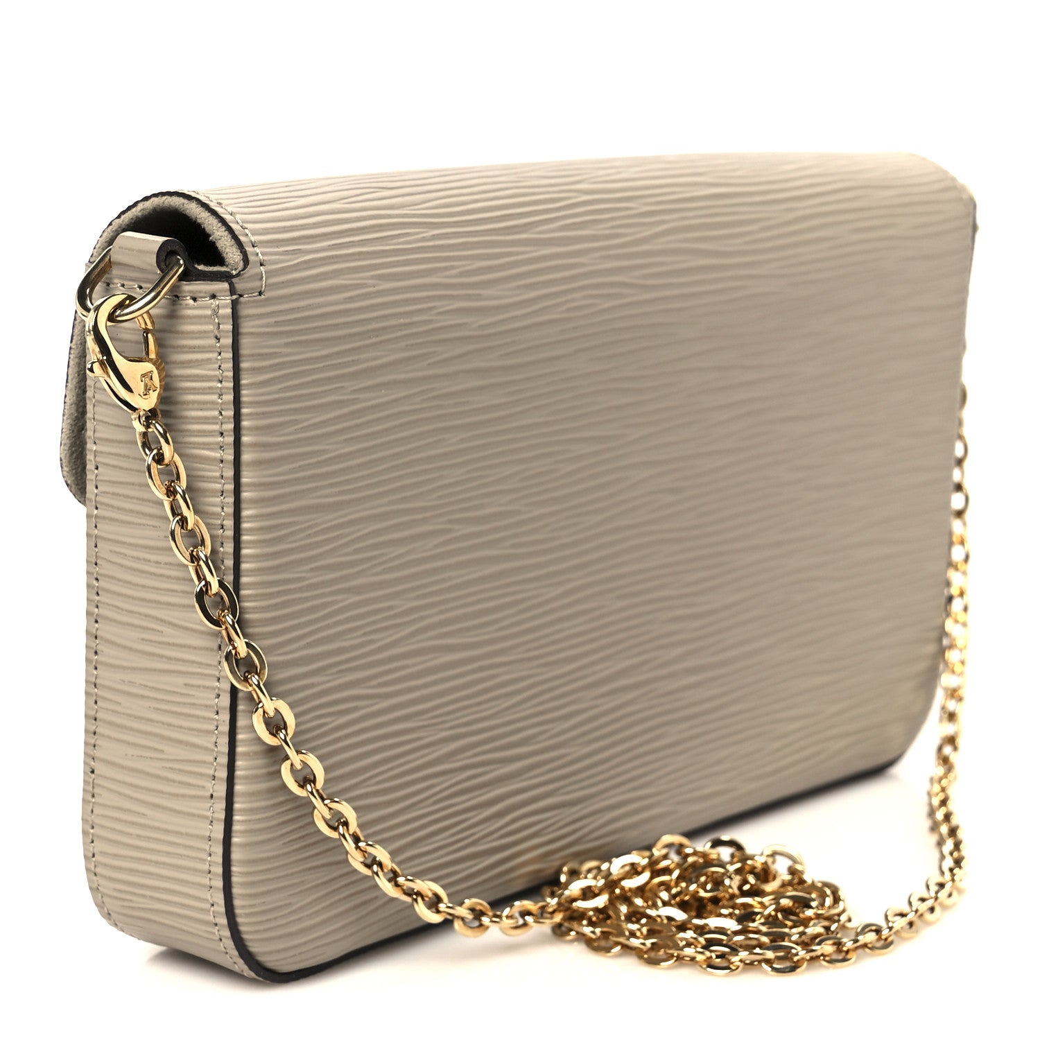 Epi Felicie Pochette Chain Wallet Galet