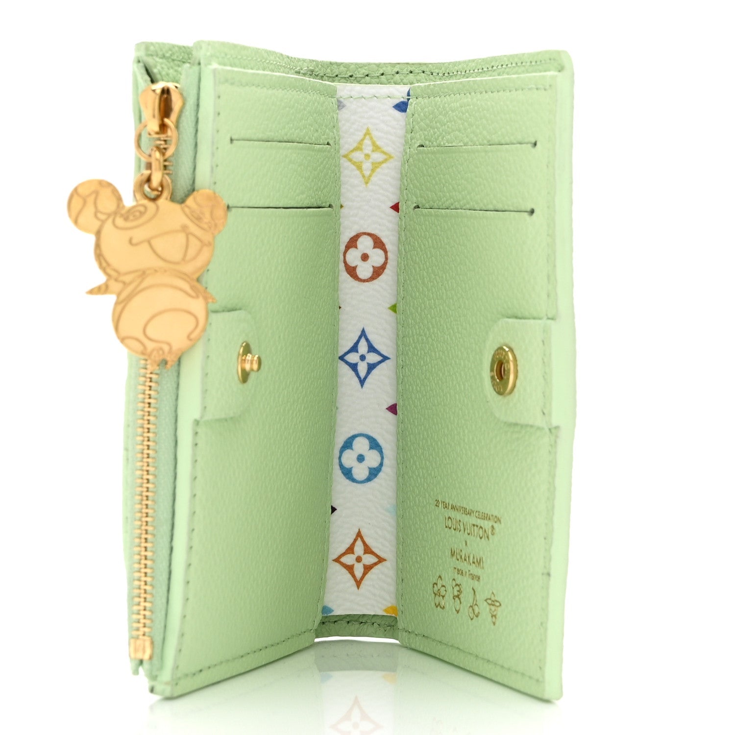 X TM Empreinte Monogram Lisa Wallet Green Tea