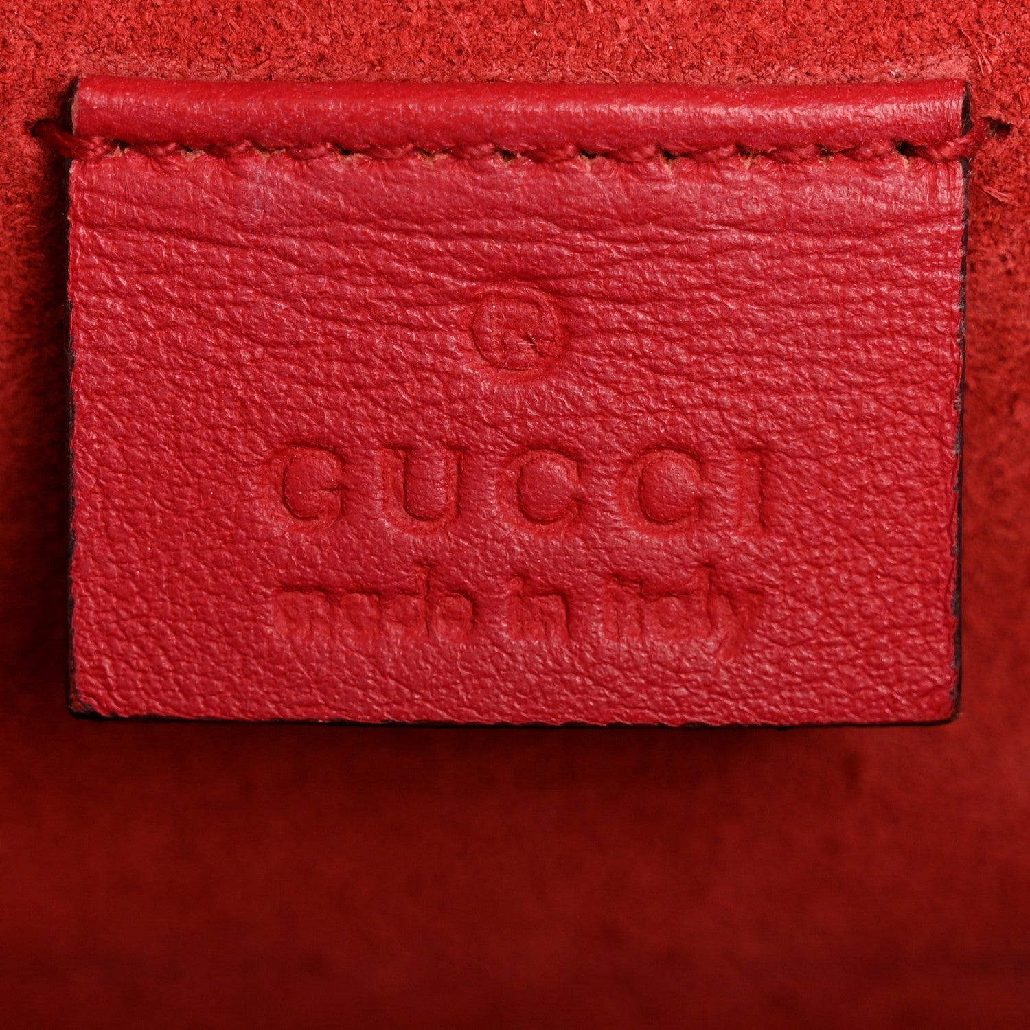 GG Supreme Monogram Small Dionysus Shoulder Bag Red