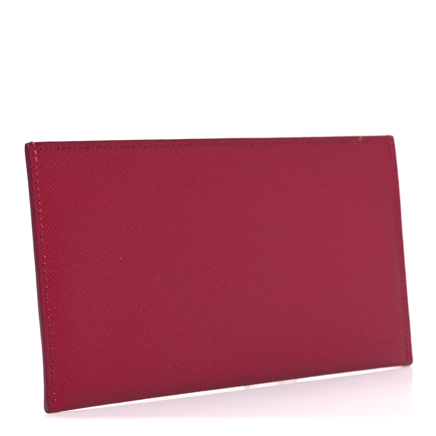 Calfskin Felicie Card Holder Insert Fuchsia