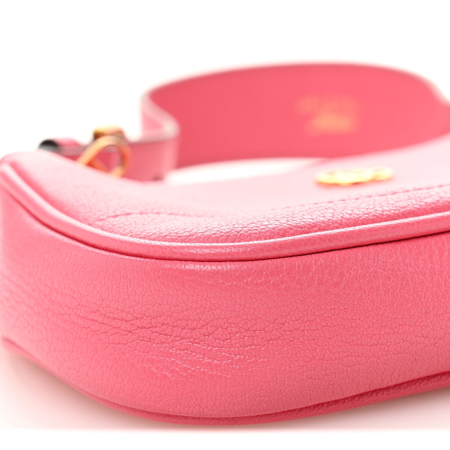 Goatskin Mini Aphrodite Shoulder Bag Rhodamine Pink