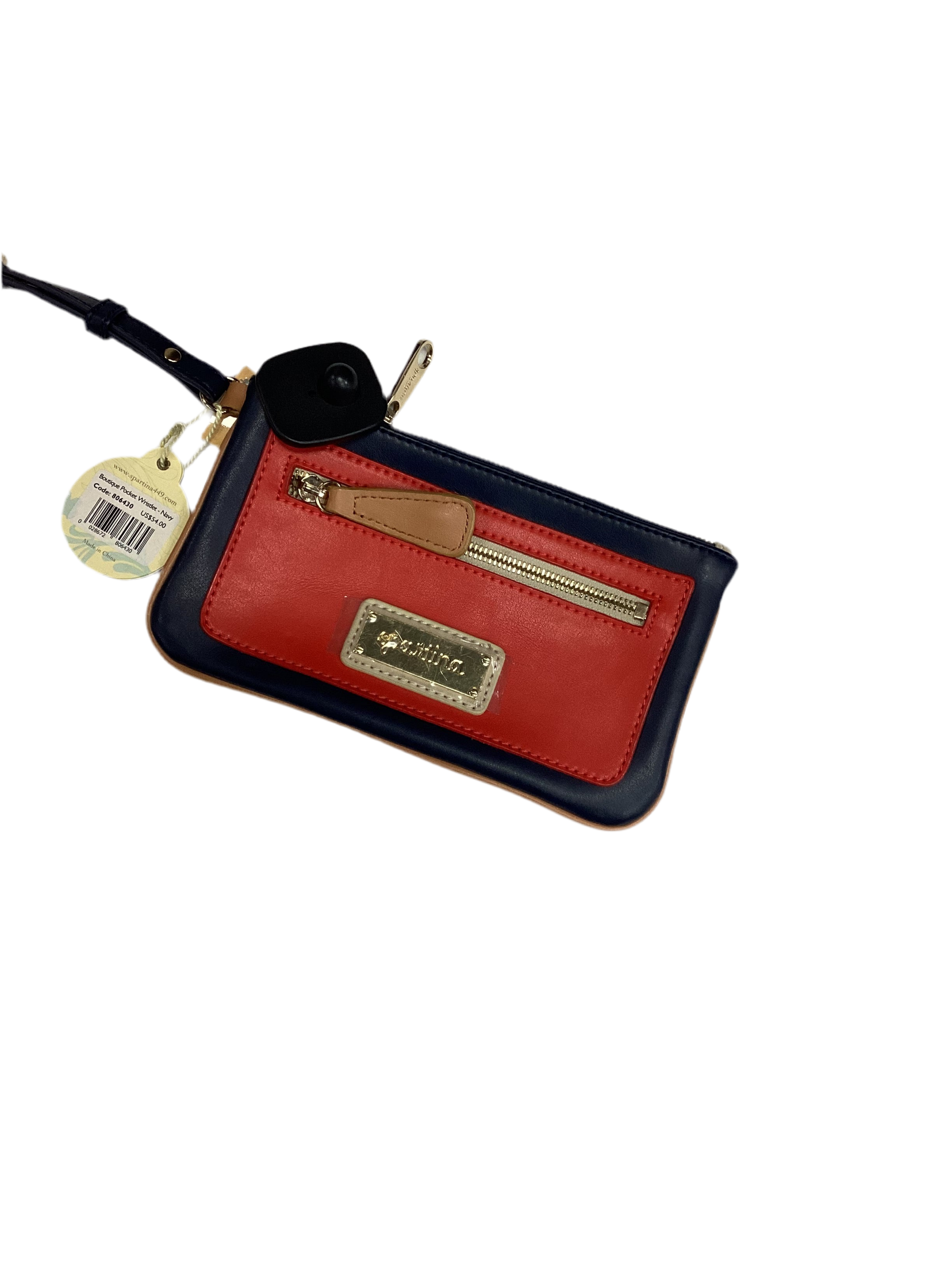 Wristlet By Spartina In Blue & Red, Size:Medium