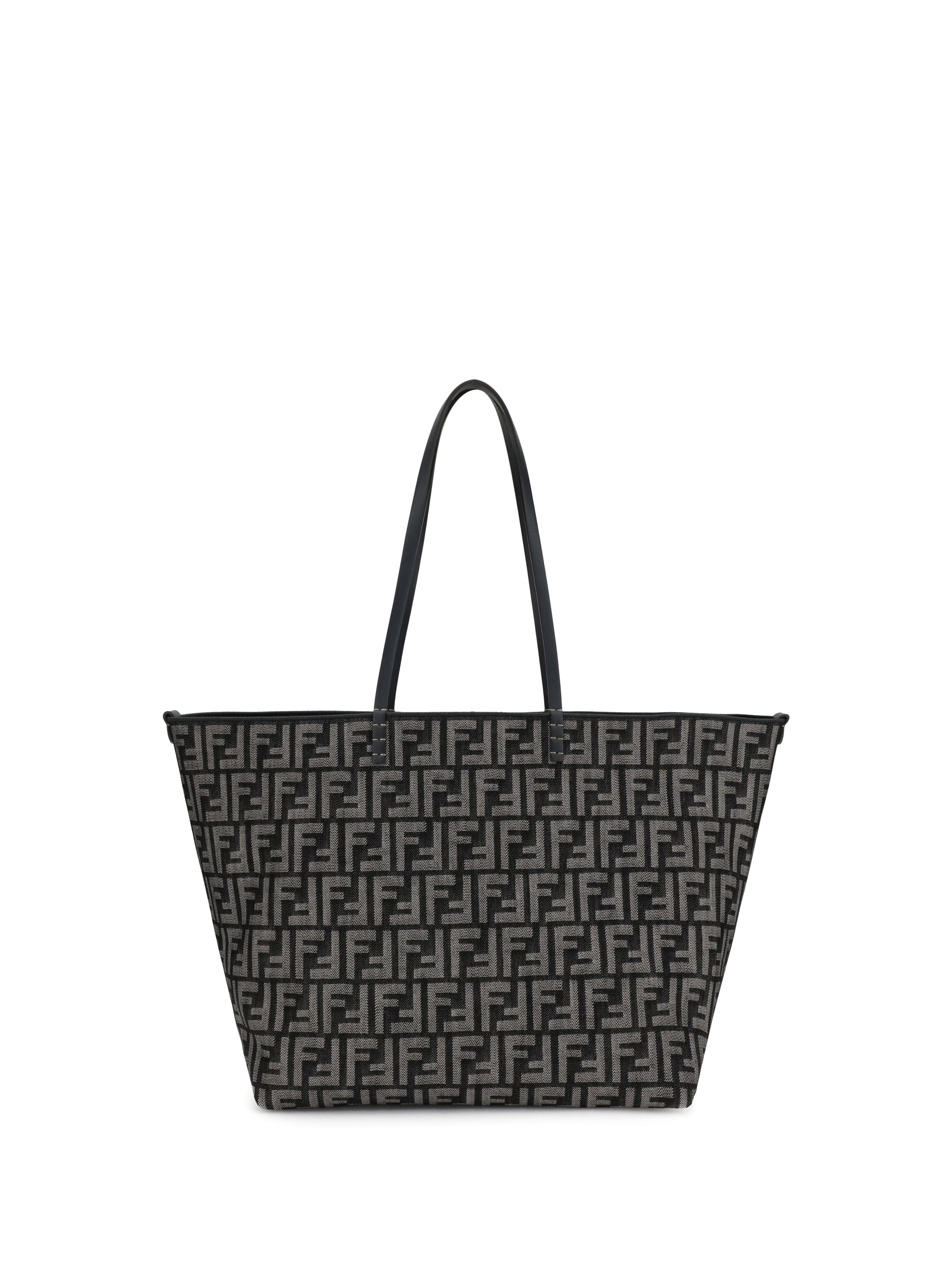 roll large shopper bag with all-over ff motif
