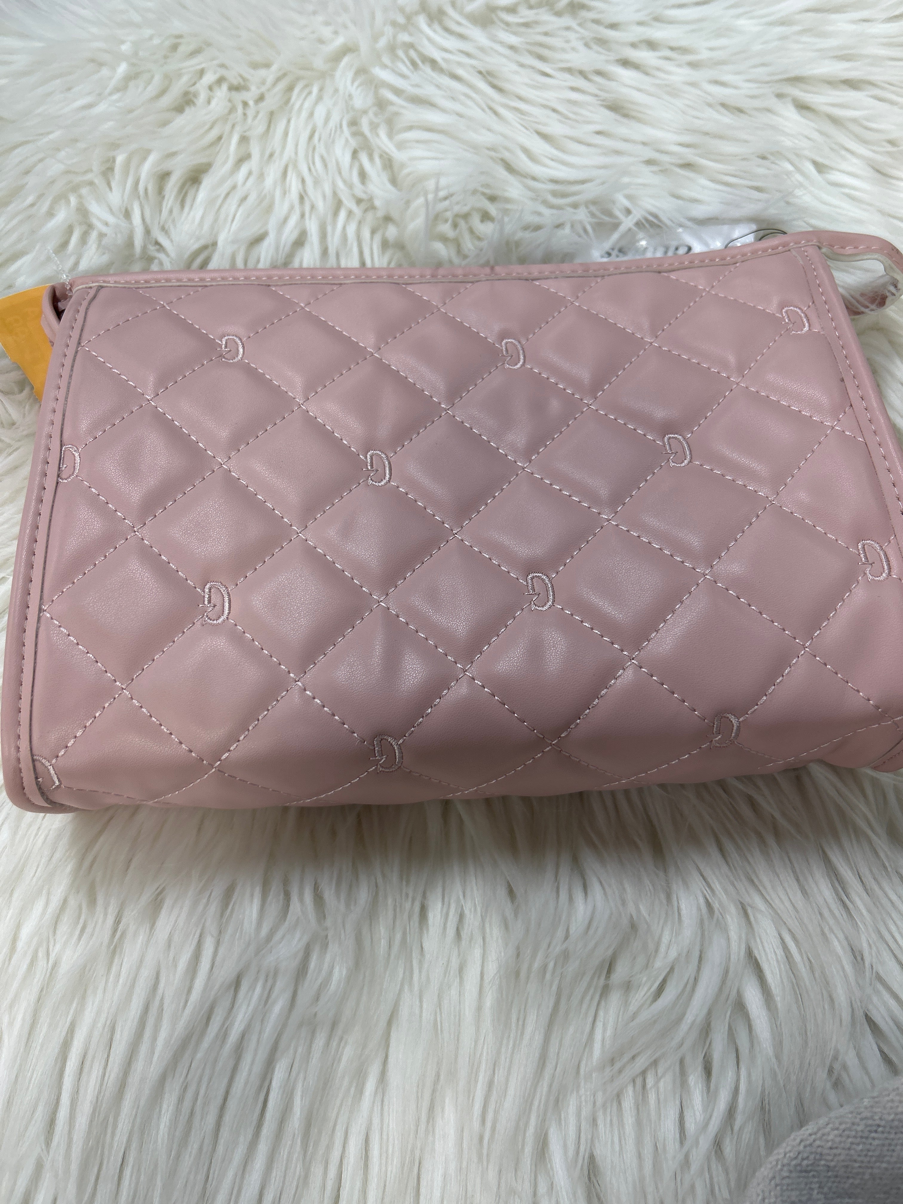 Makeup Bag By Guess In Pink, Size:Large