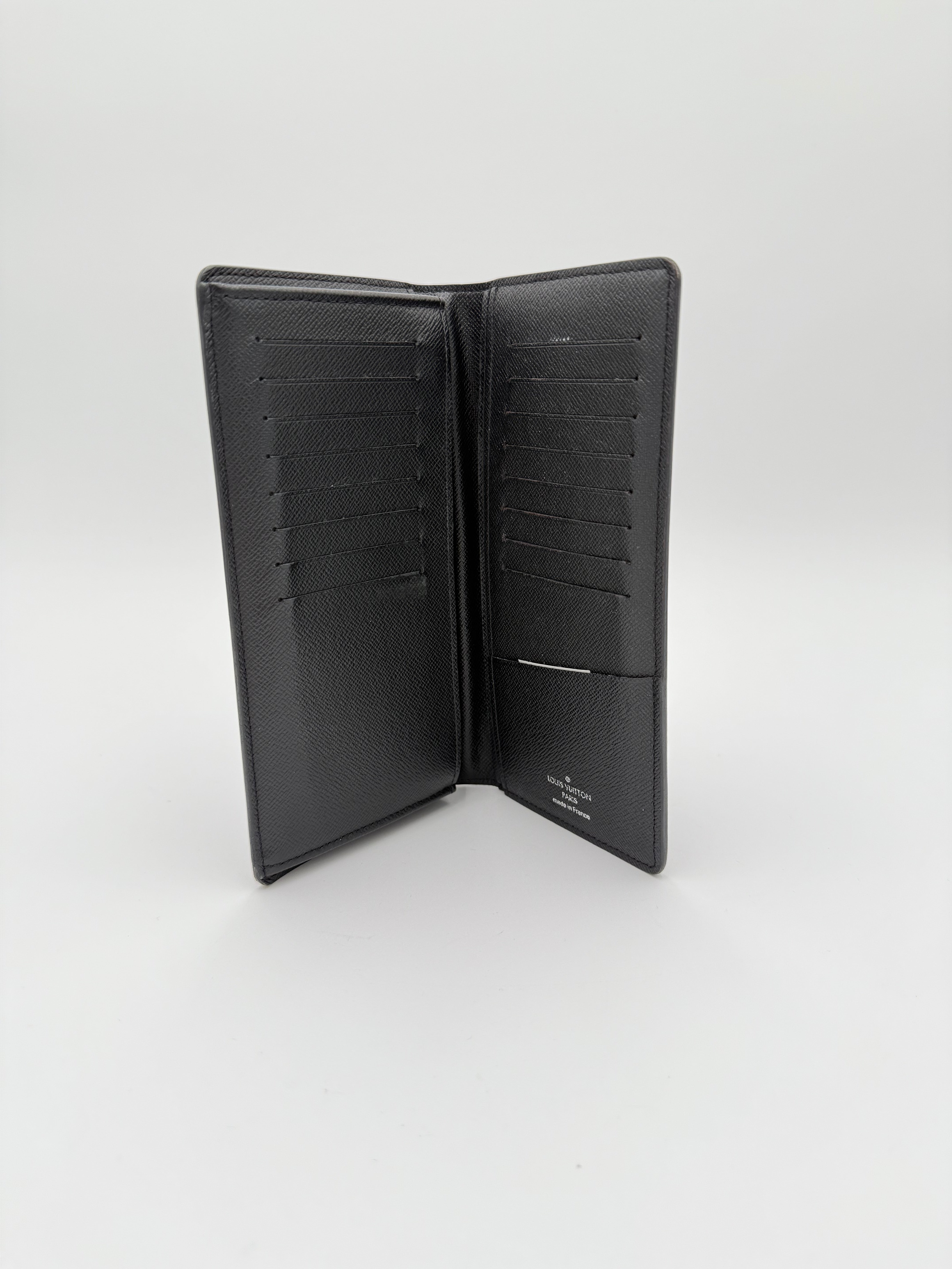 Wallet Luxury Designer By Louis Vuitton In Black & Grey, Size:Large