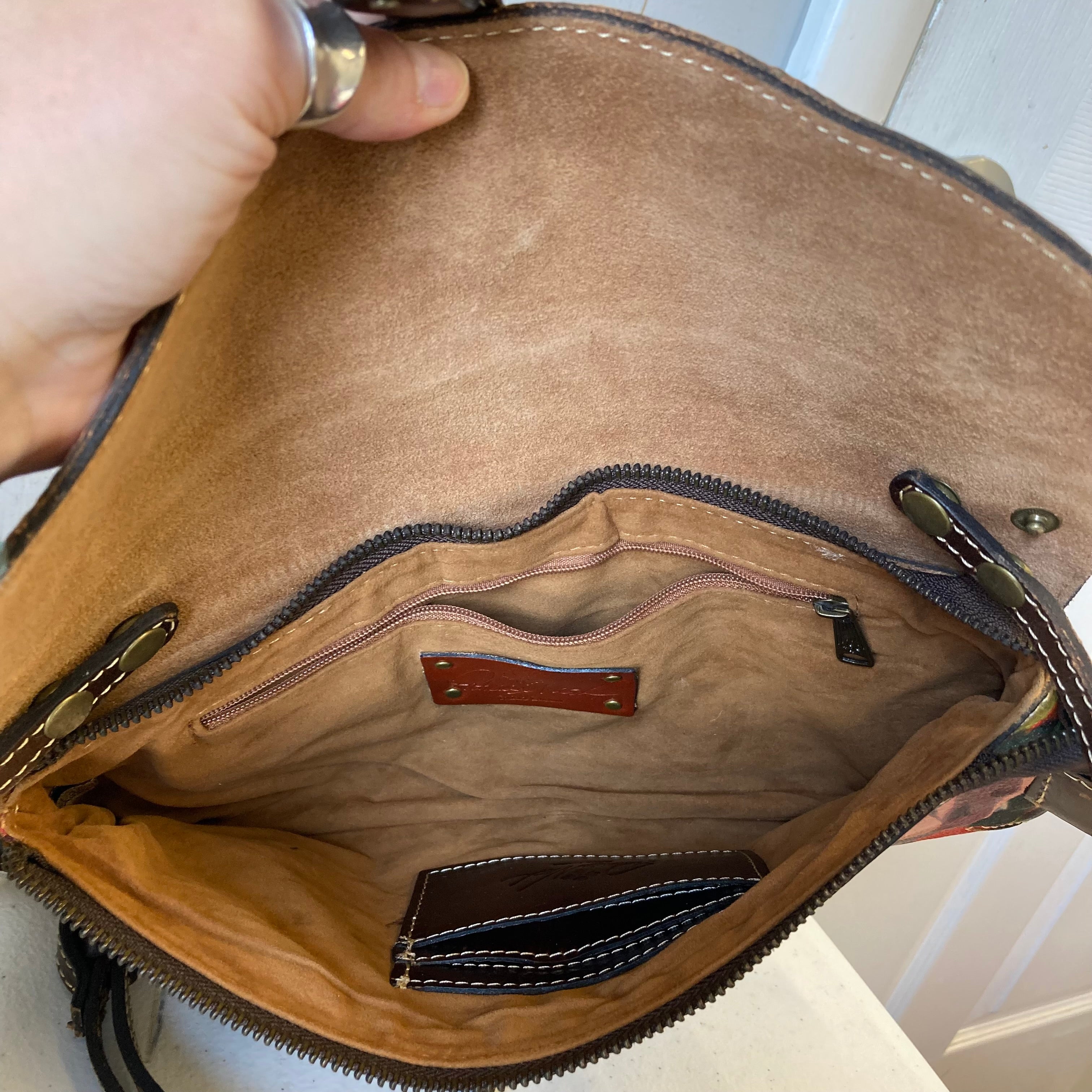Crossbody Designer By Patricia Nash In Multi, Size:Small