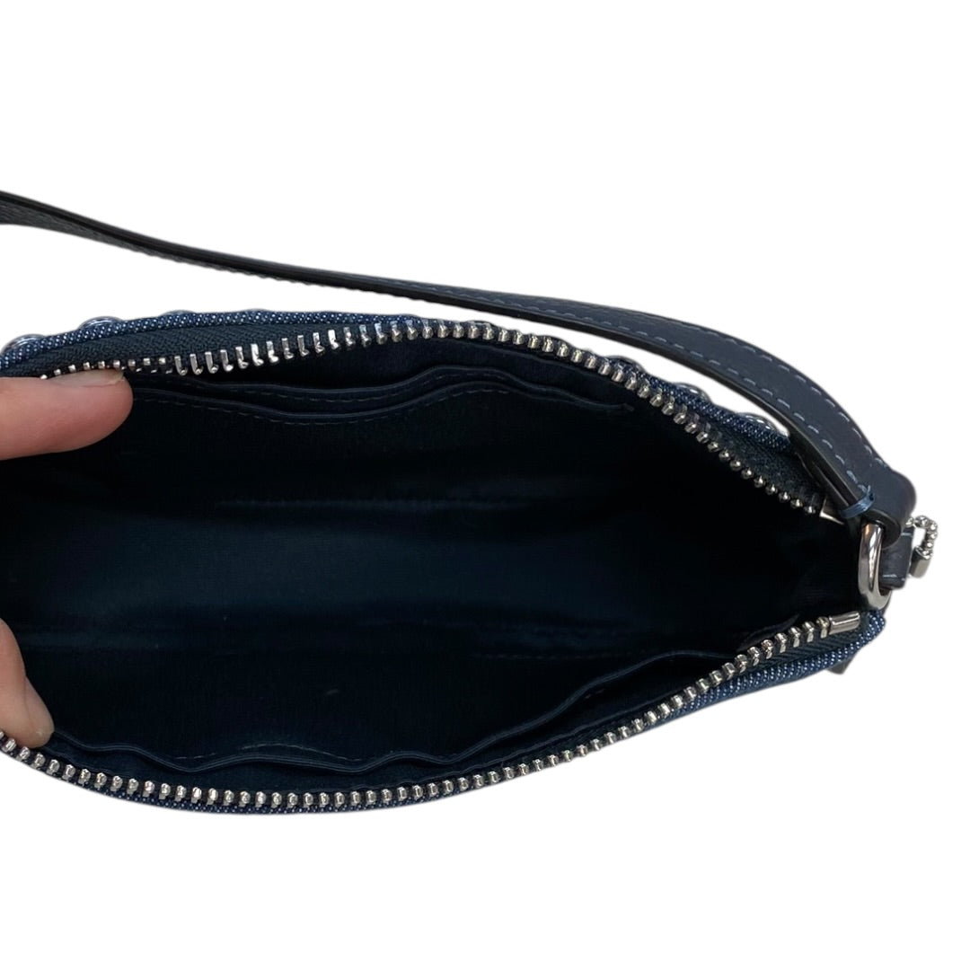 Handbag Designer By Coach In Blue Denim, Size:Small