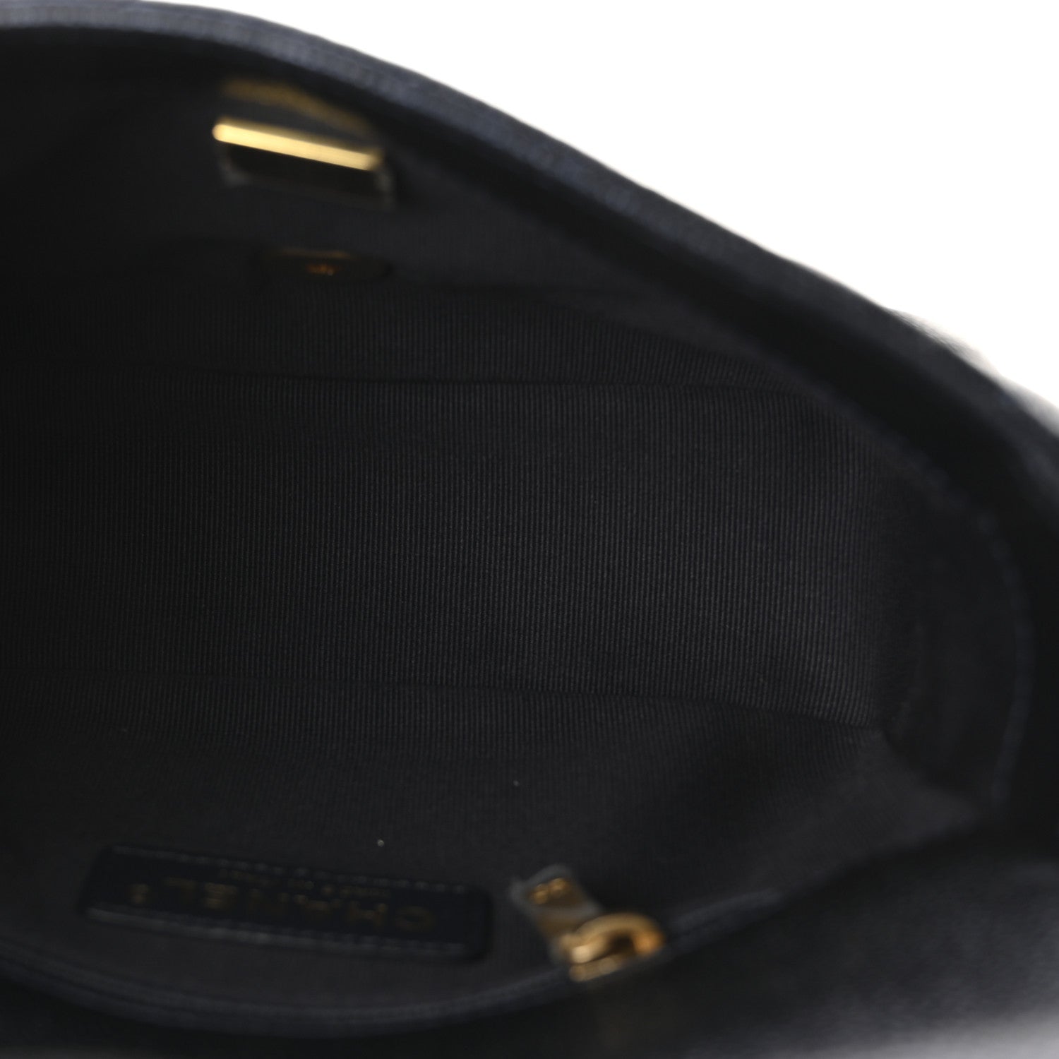 Iridescent Caviar Quilted Mini My Perfect Flap Black
