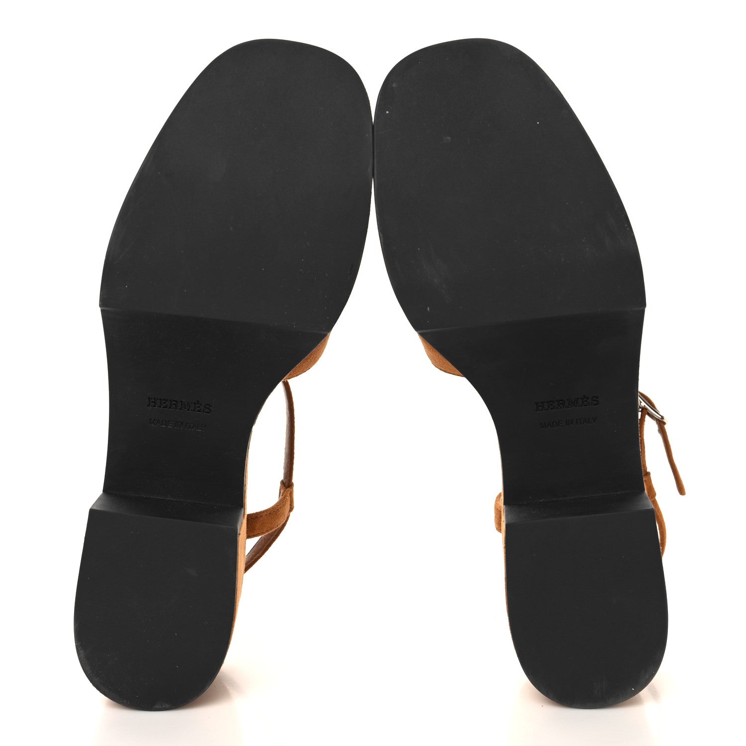 Suede Goatskin Jam 30 Sandals 38 Naturel