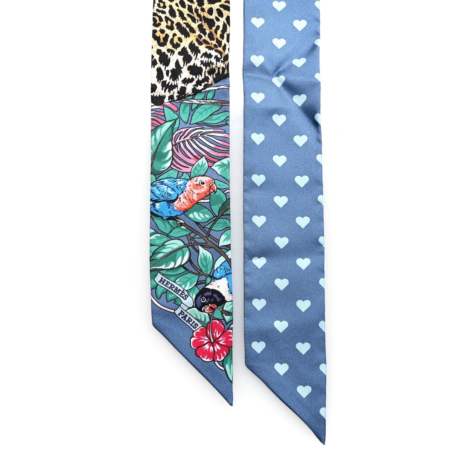 Silk Jungle Love Twilly Gris Bleuete Vert