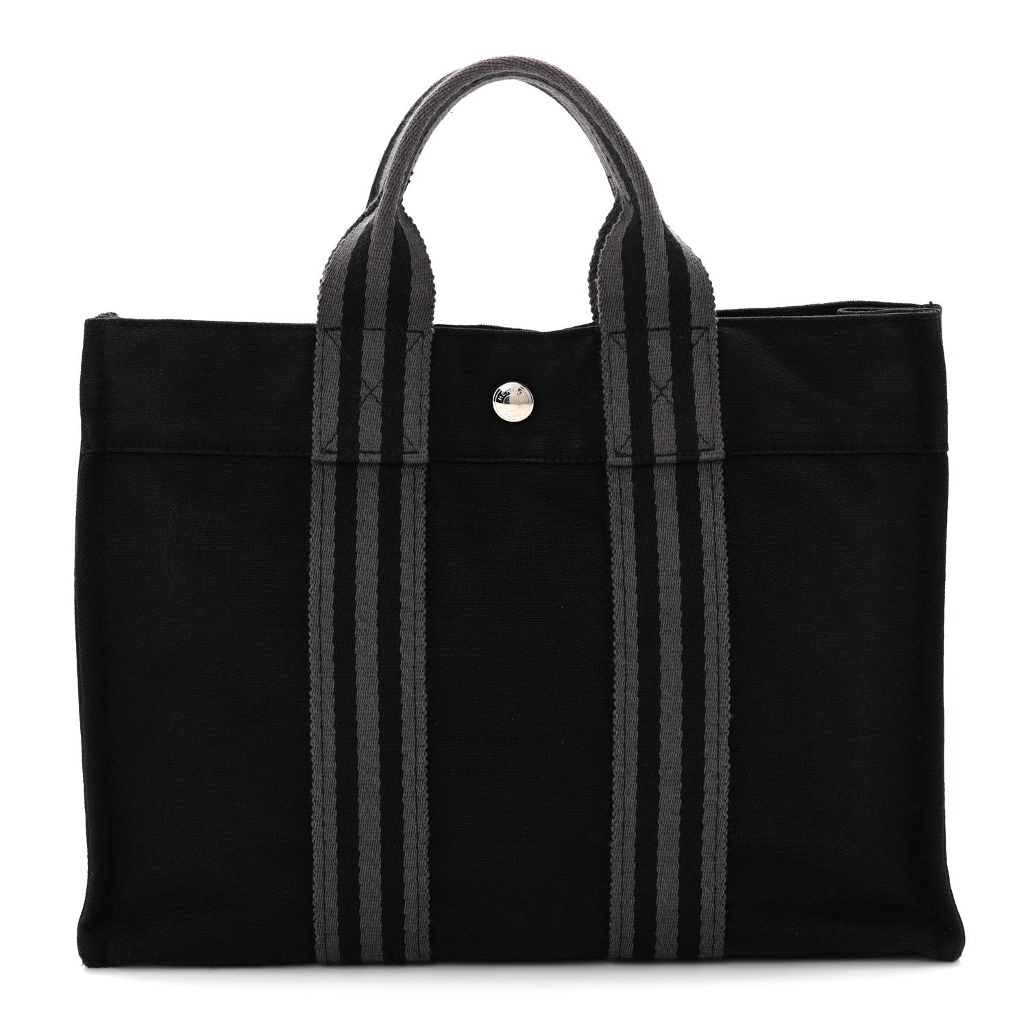 Canvas Herline PM Tote  Black