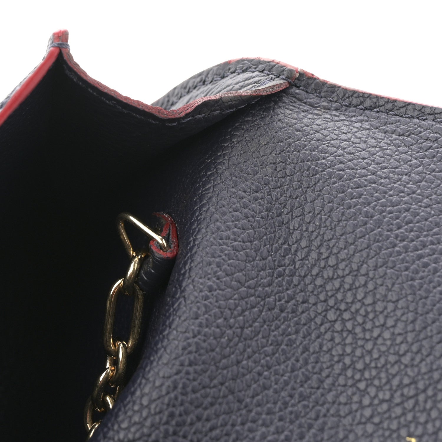Empreinte Key Pouch Marine Rouge
