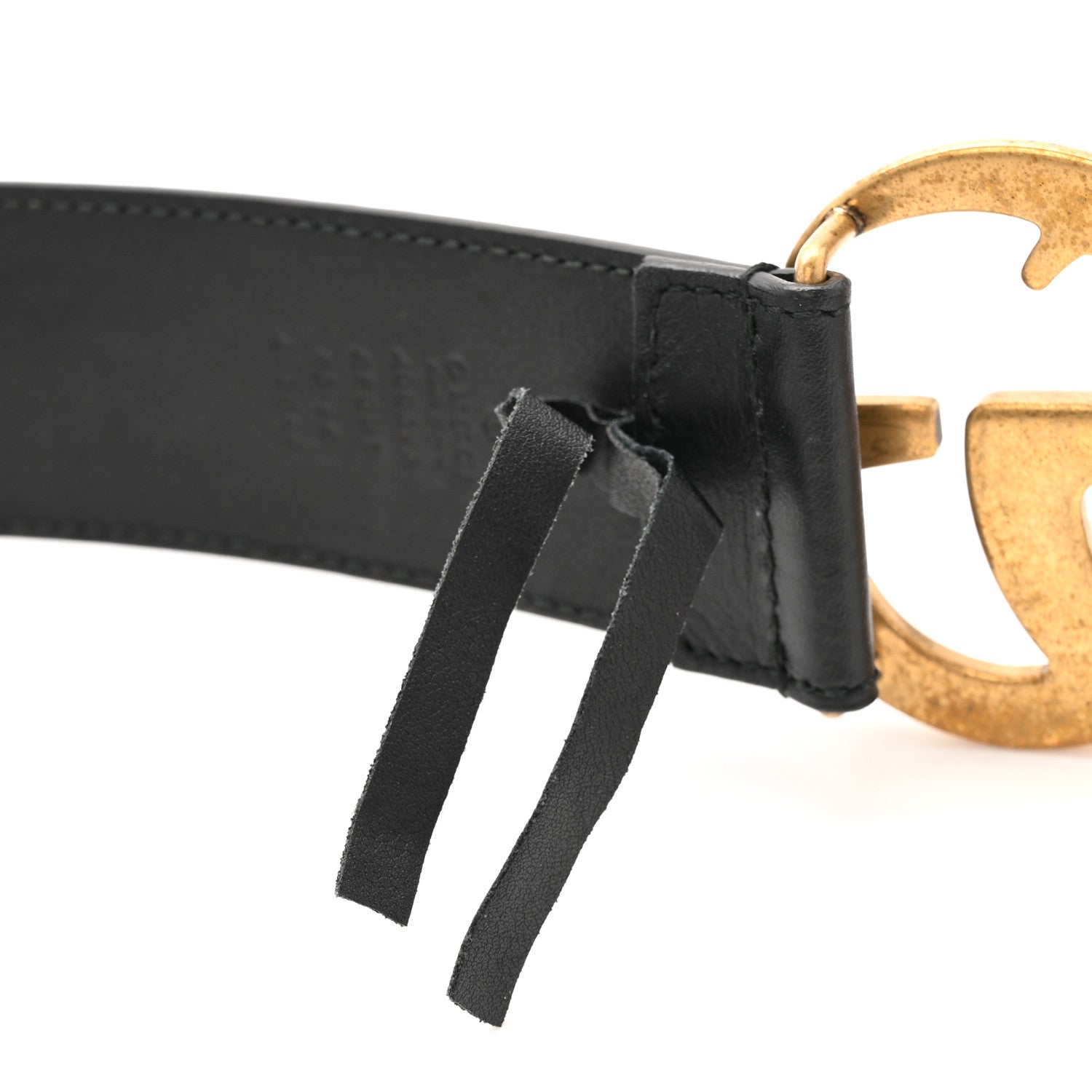 Calfskin Double G 40mm Belt 85 34 Black