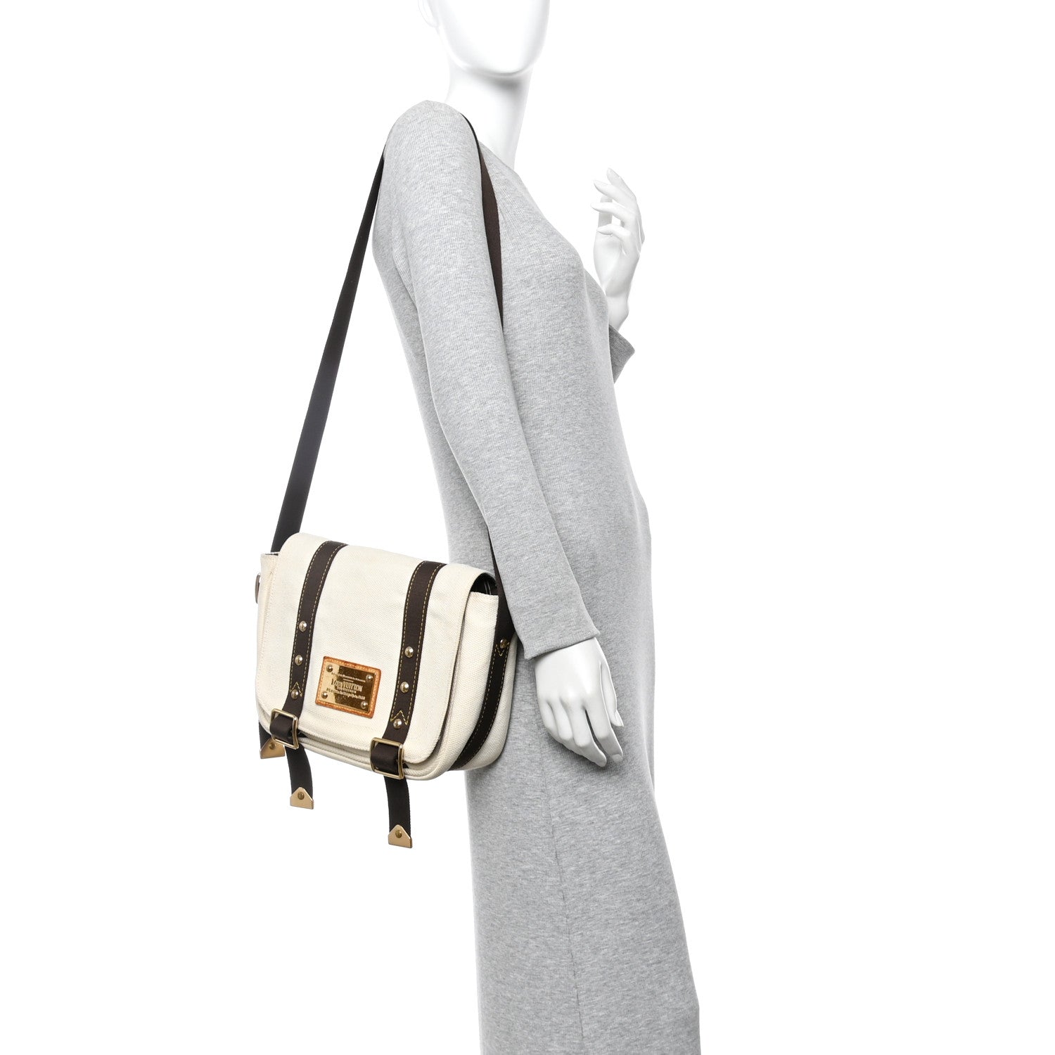 Antigua Besace PM Messenger White