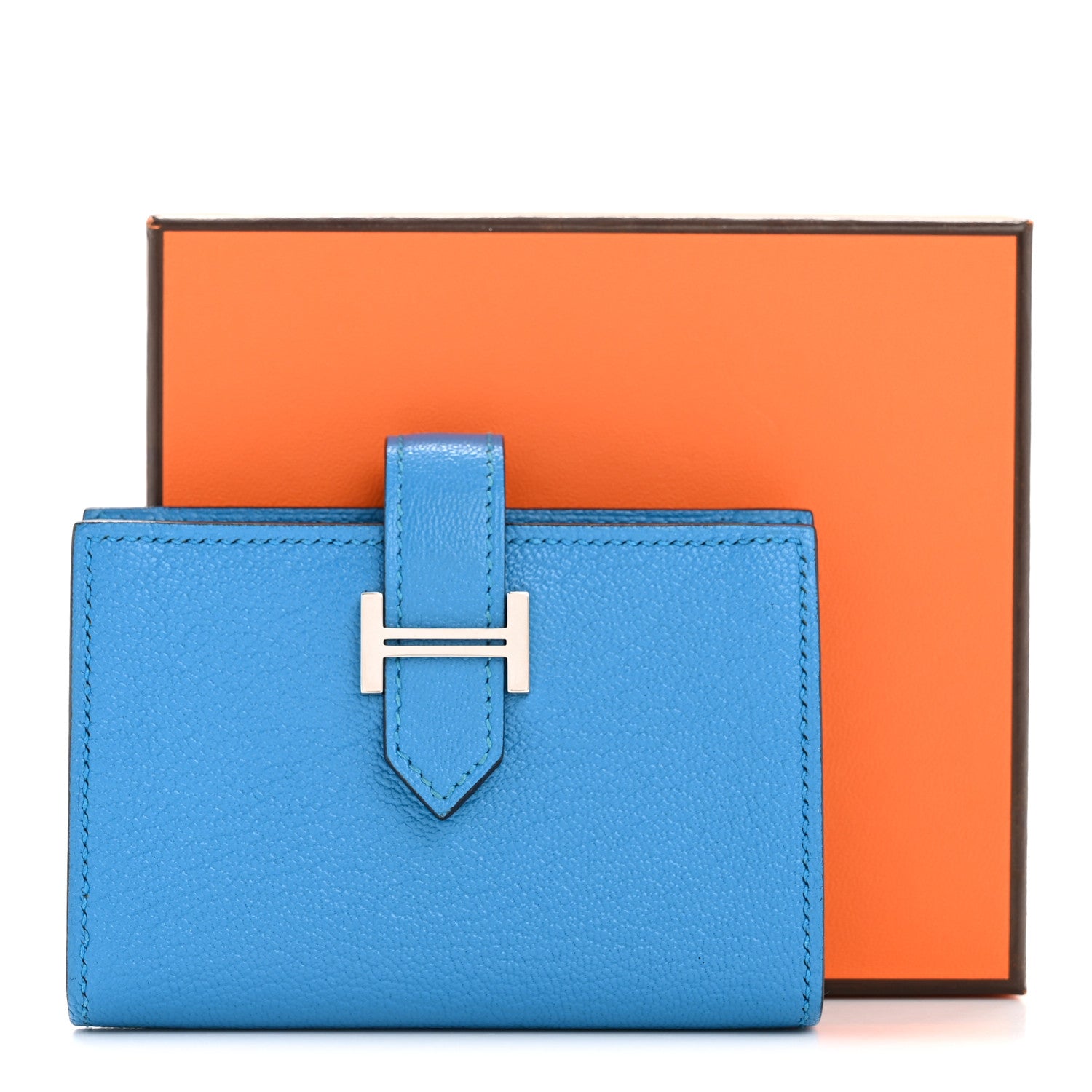 Chevre Mysore Mini Bearn Wallet Bleu Frida