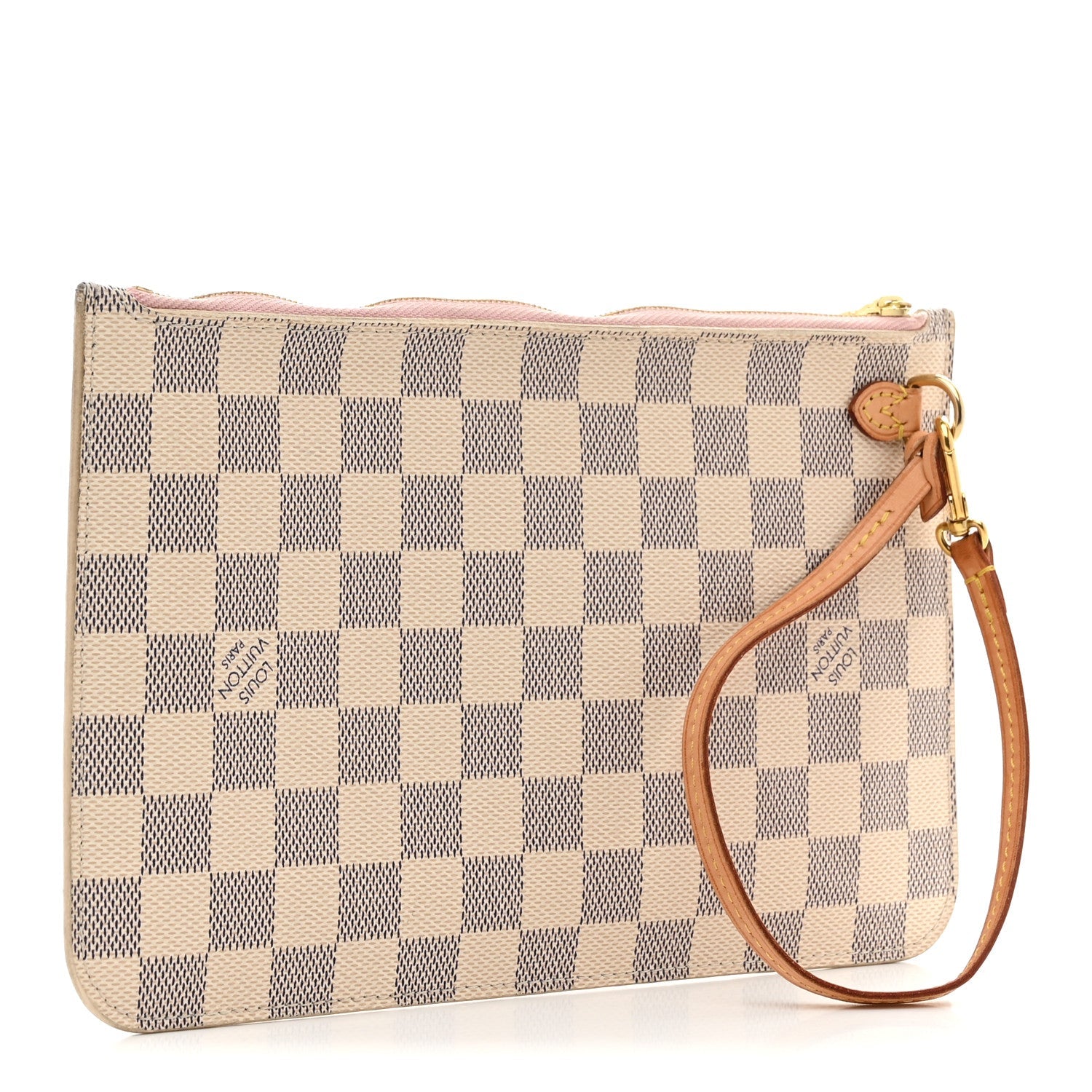 Damier Azur Neverfull MM GM Pochette Rose Ballerine