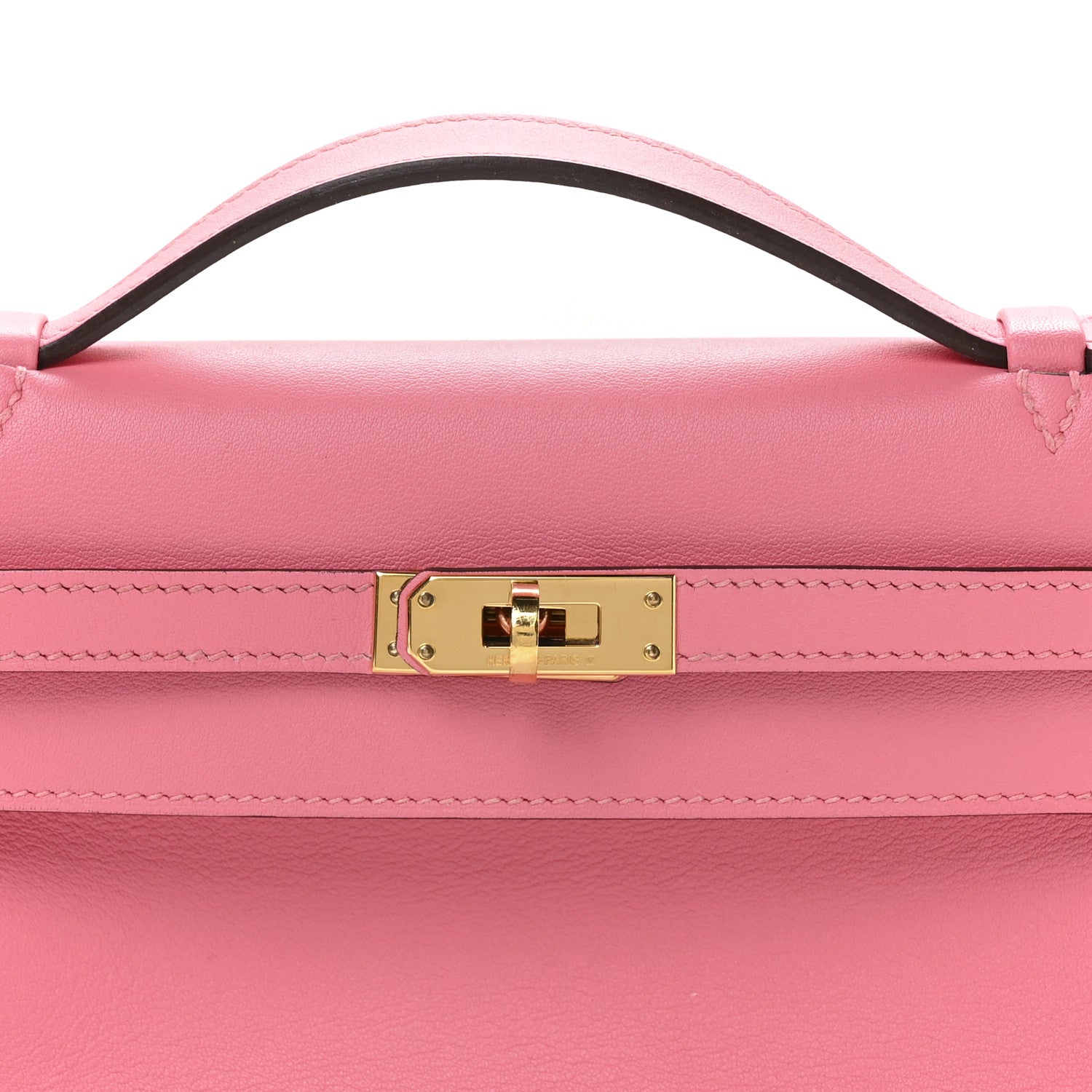 Swift Kelly Pochette Clutch Rose Azalee