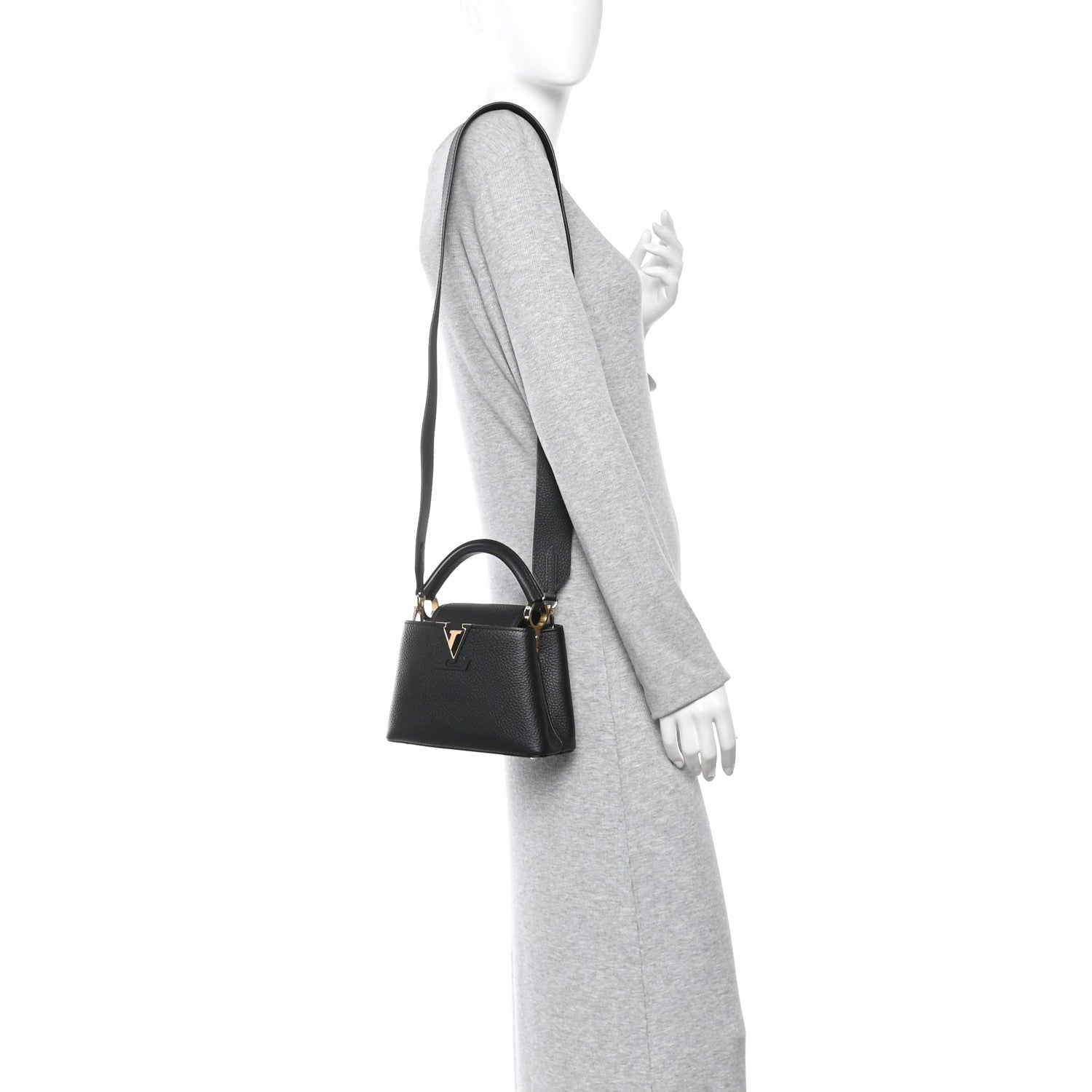 Taurillon Mini Capucines Black