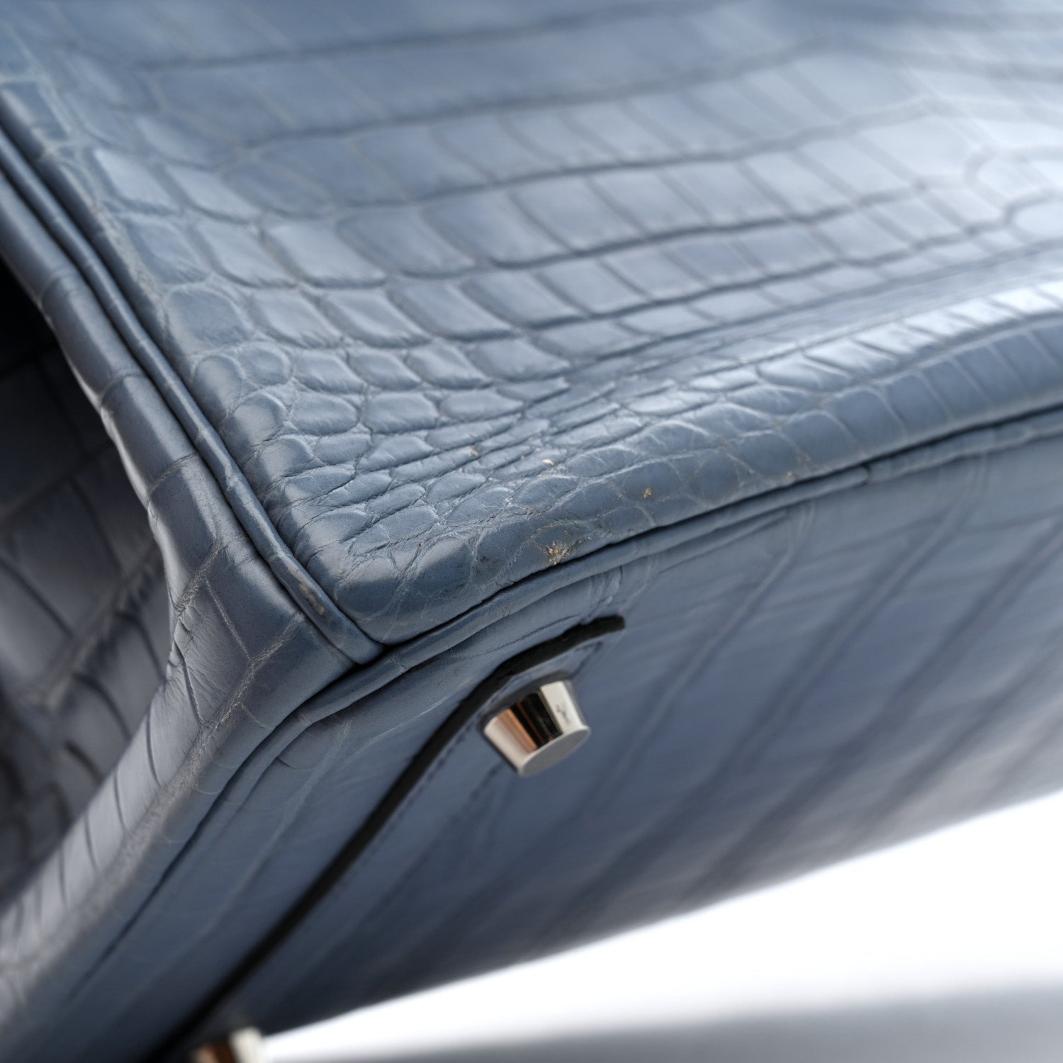 Matte Niloticus Crocodile Birkin 30 Bleu Ciel