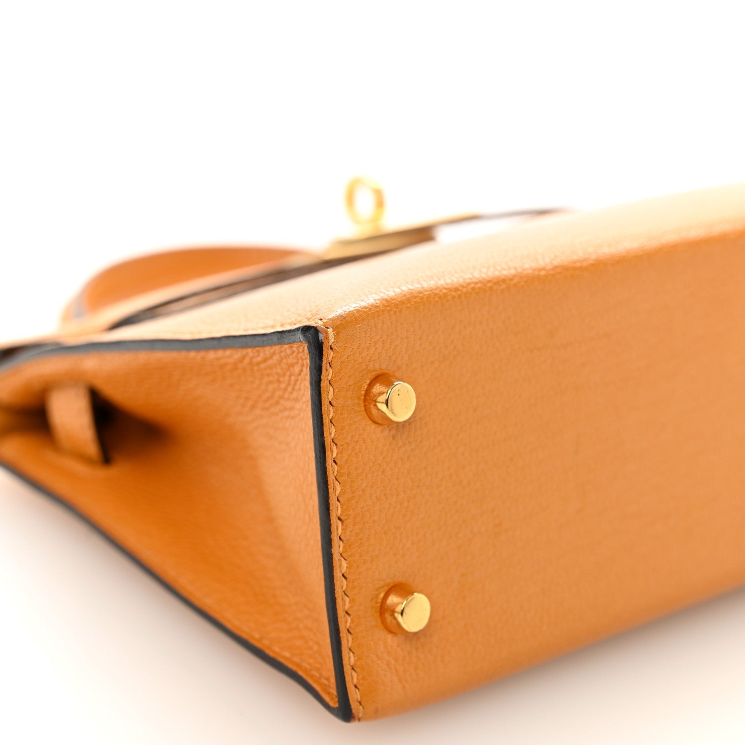 Chevre Mysore Mini Kelly Sellier 20 Jaune Ambre