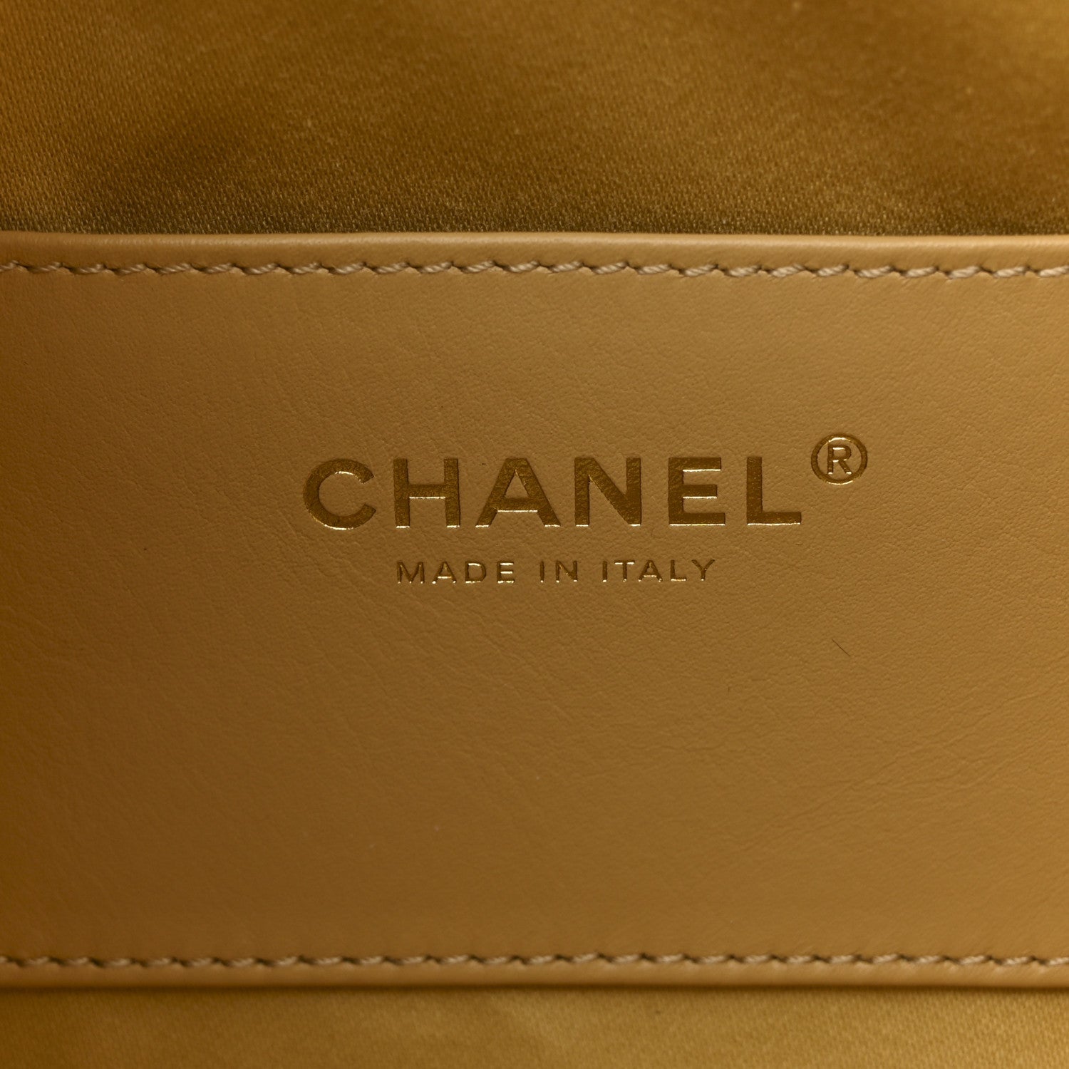 Metallic Caviar Quilted Mini Chanel 25 Handbag Gold
