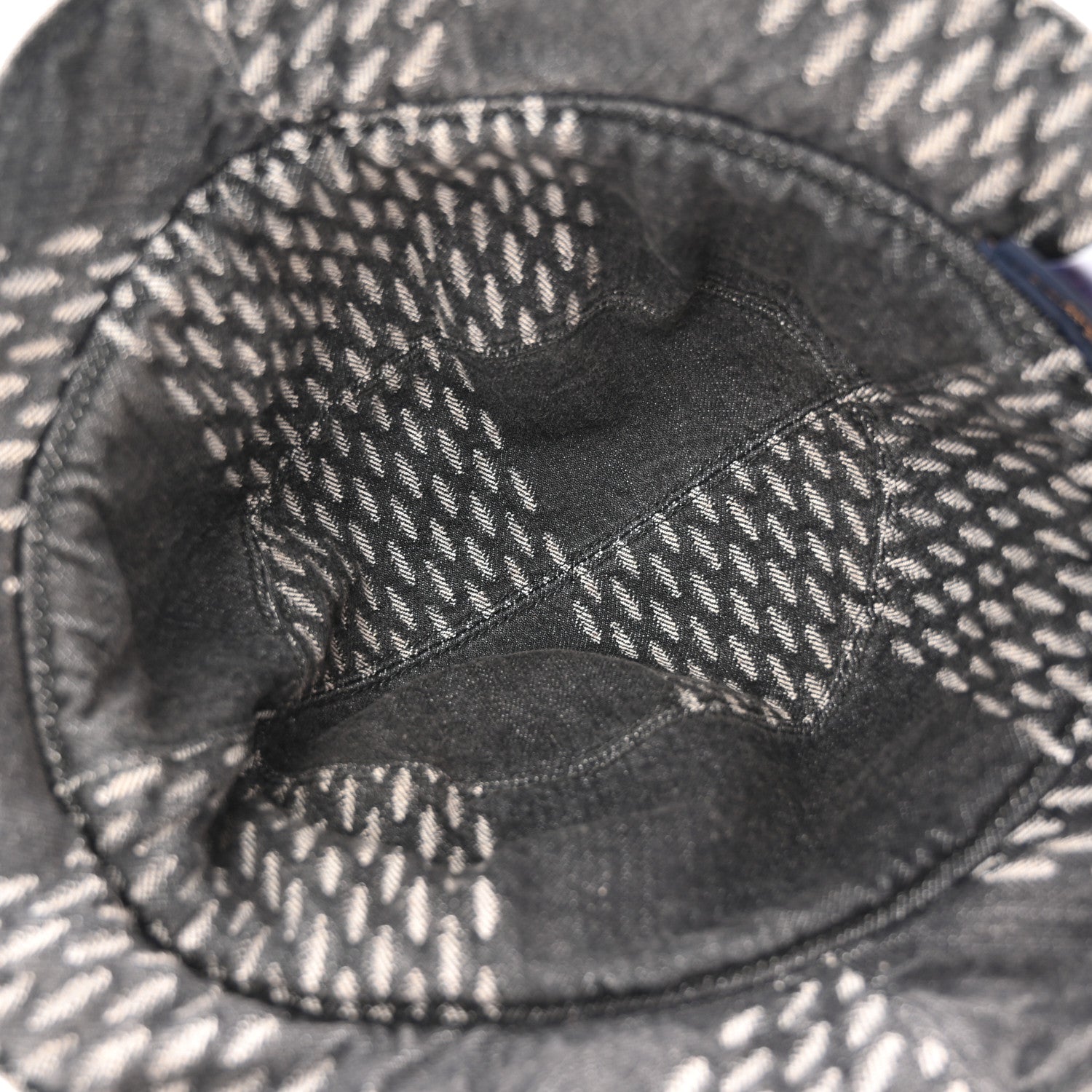 x NIGO Monogram Giant Denim Giant Damier Wave Sun Hat 60 Gray