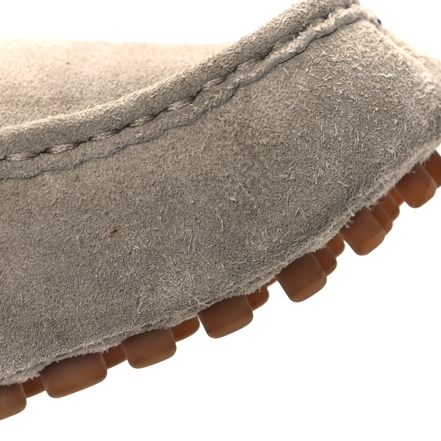 Suede Bamboo Tassel Mens Driver Loafers 9 Beige