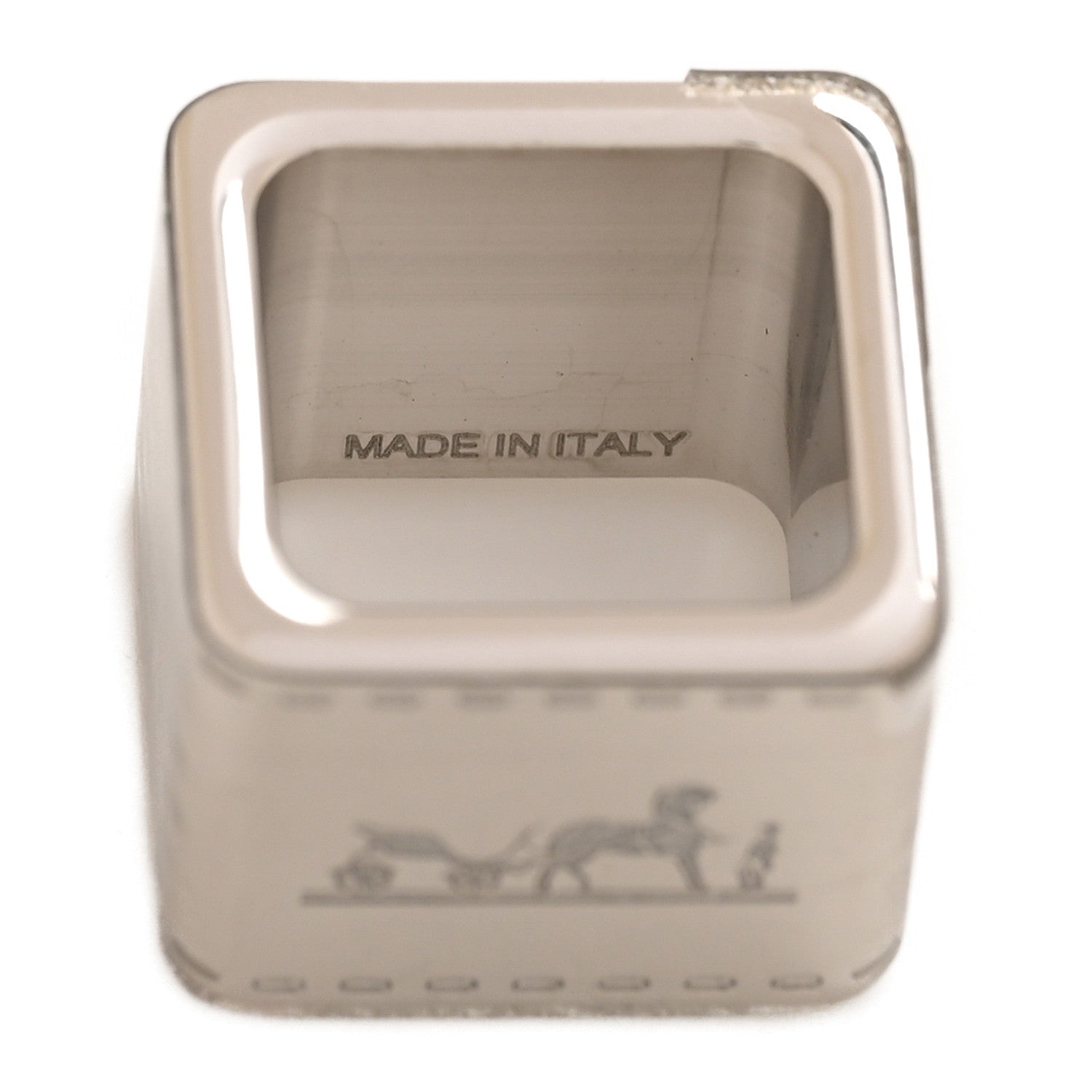 Palladium Mini Bolduc Scarf Ring