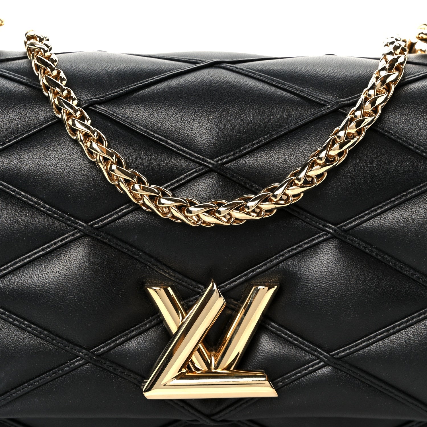 Lambskin Malletage Top Handle GO-14 MM Black