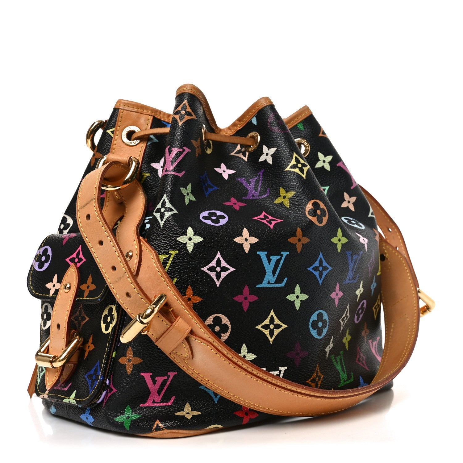 Monogram Multicolor Petit Noe Black