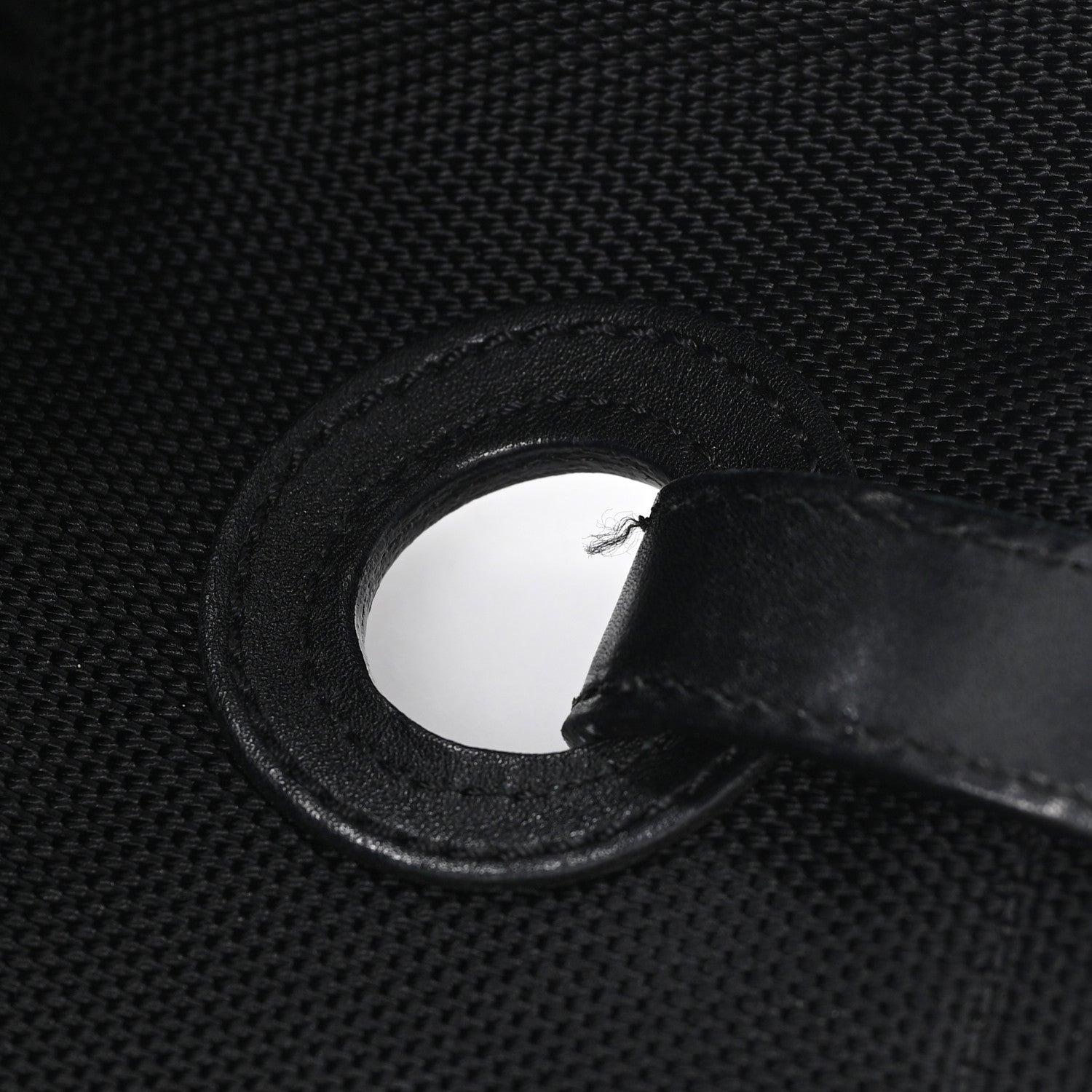 Lambskin Canvas CC Shopping Tote Black