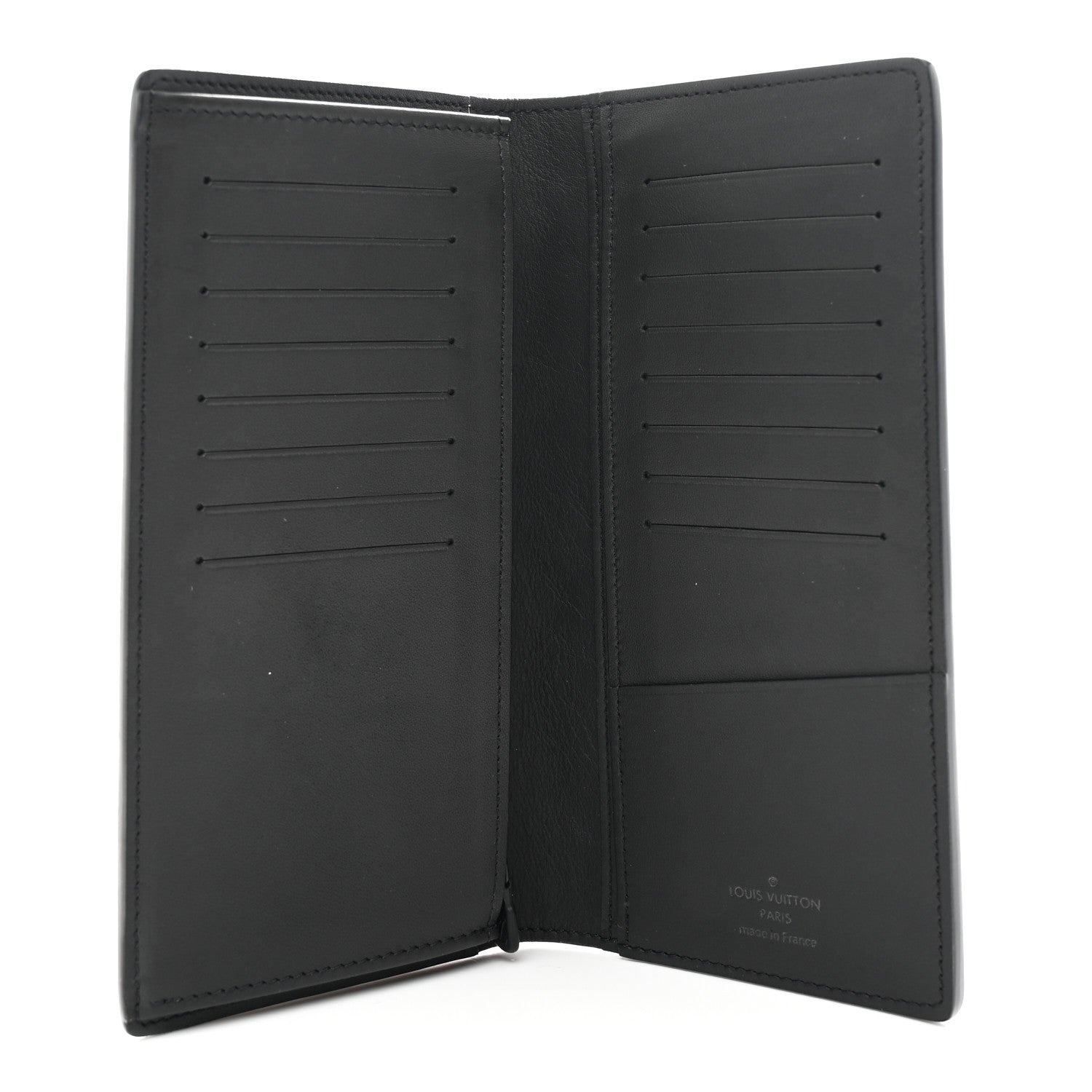 Calfskin Monogram Shadow Brazza Wallet Black