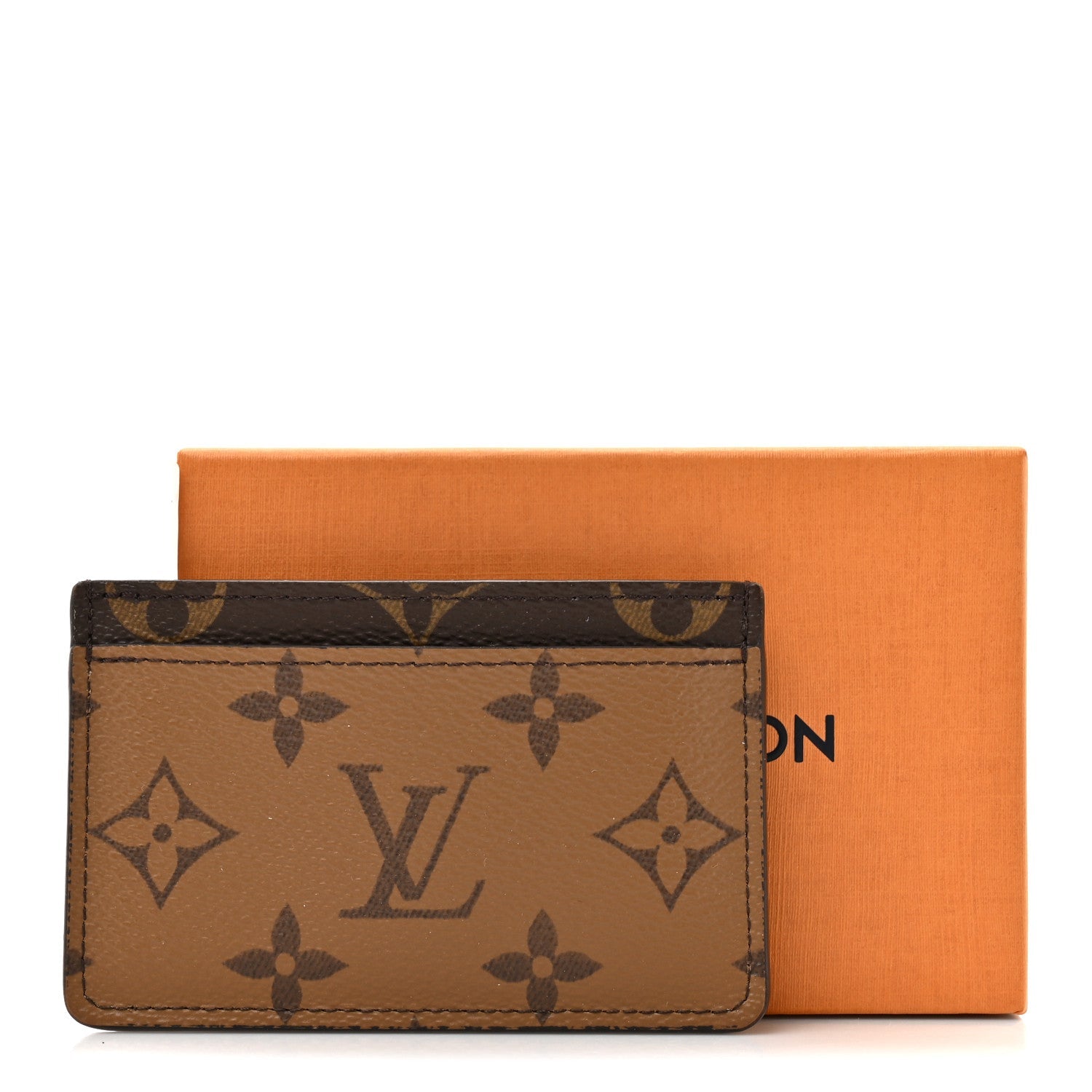 Reverse Monogram Card Holder