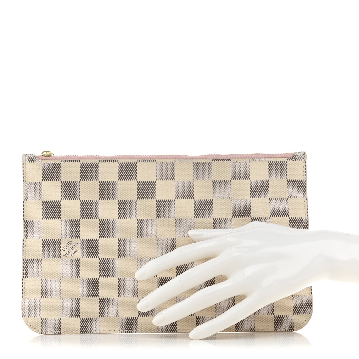 Damier Azur Neverfull MM GM Pochette Rose Ballerine