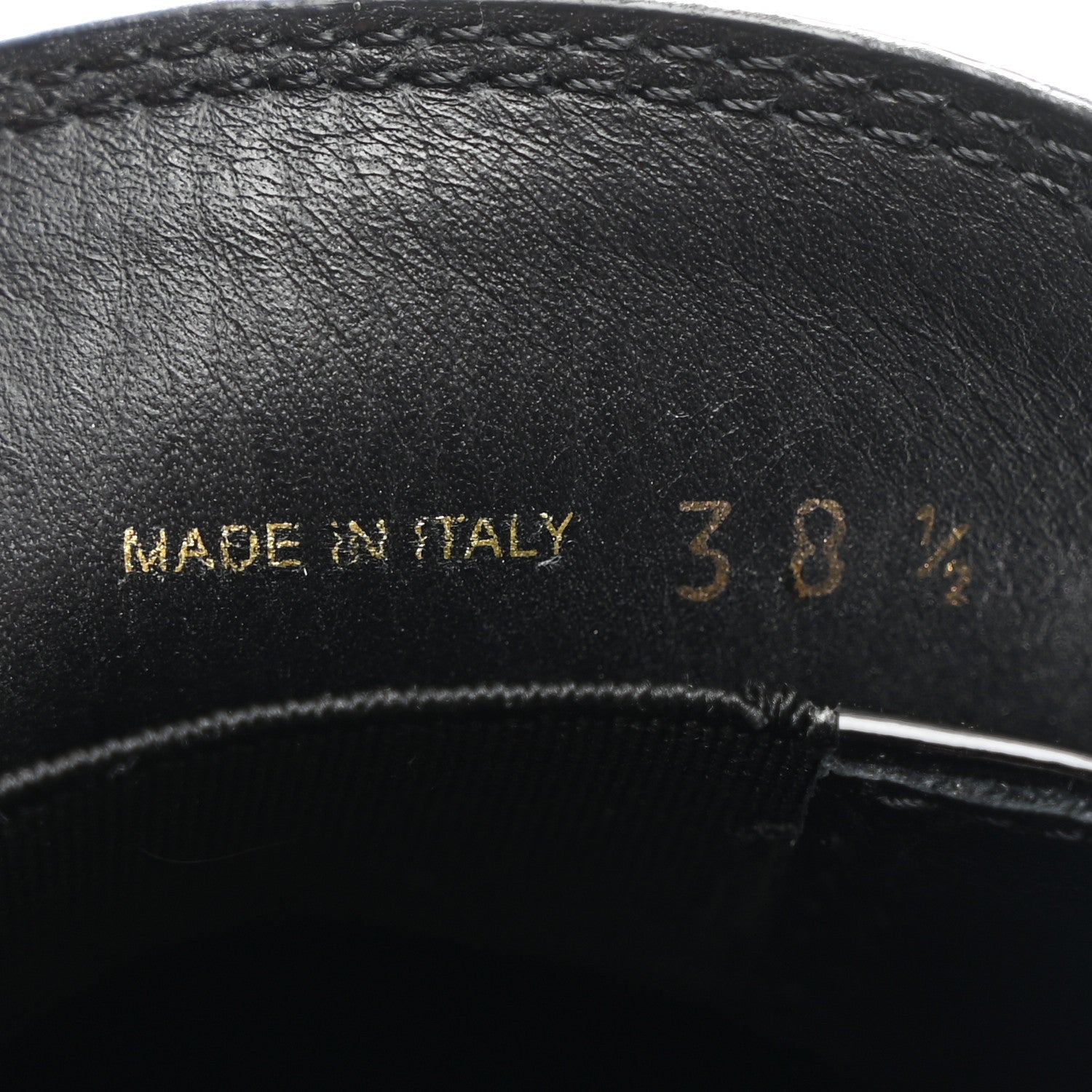 Vernice Triangle 50mm Loafers 38.5 Black