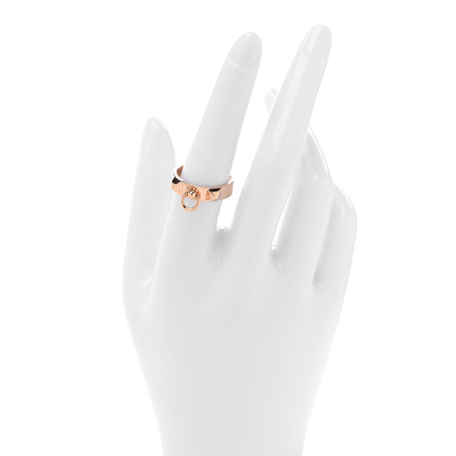 18K Rose Gold PM Collier De Chien Ring 56 7.75