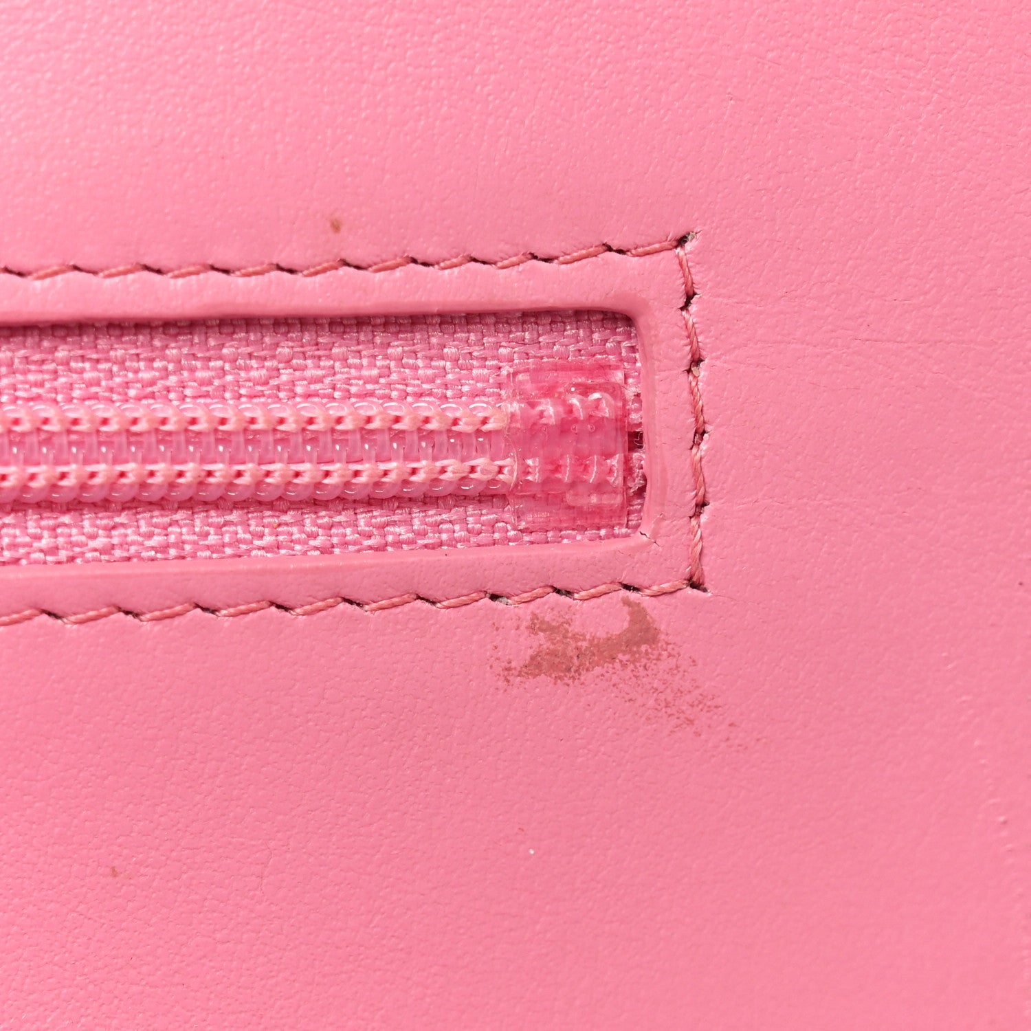 Caviar Quilted Boy Wallet On Chain WOC Light Pink