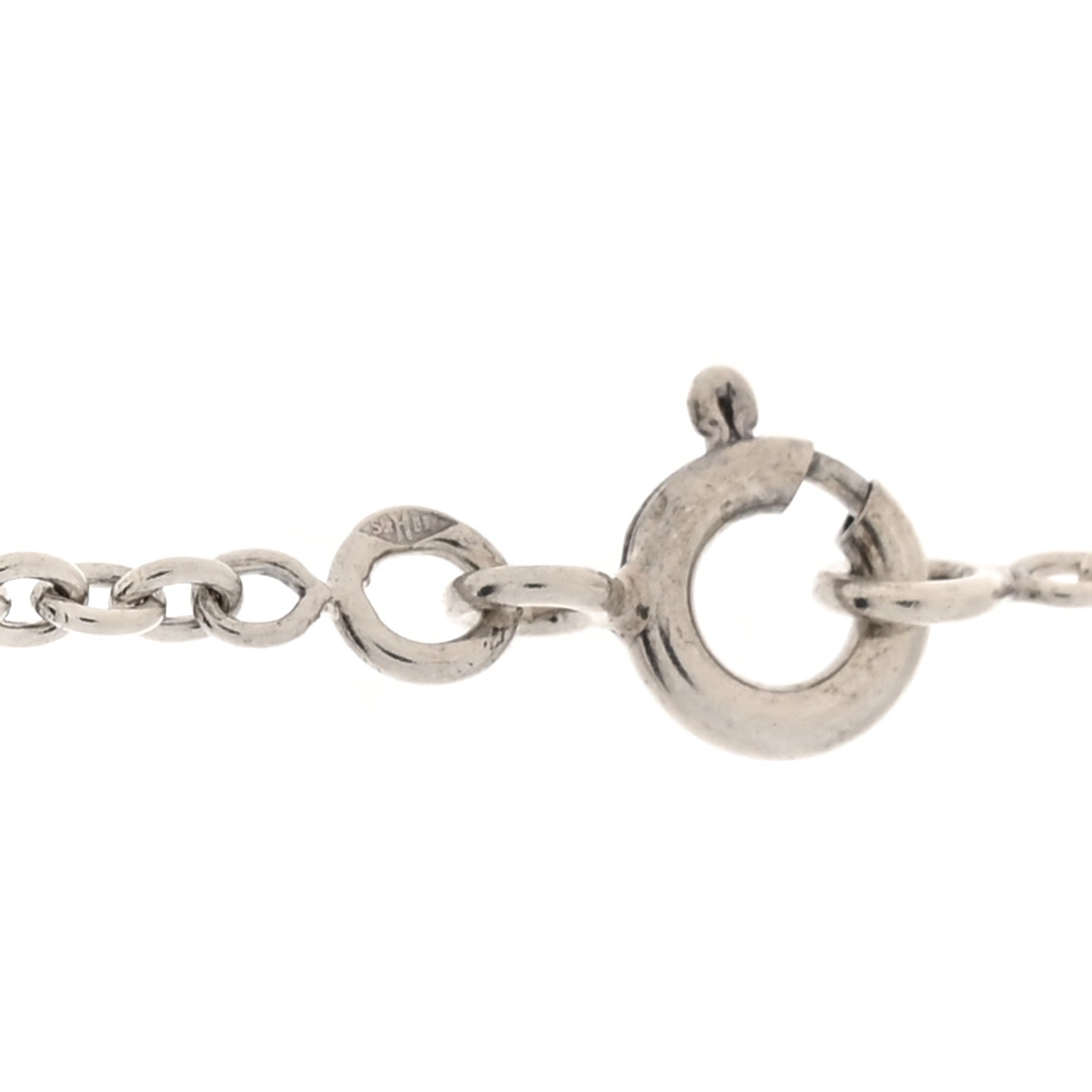 Sterling Silver Amulette Chaine d'Ancre Enchaine Pendant Necklace