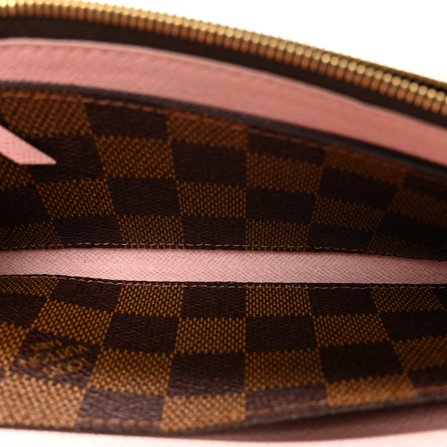 Damier Ebene Emilie Wallet Rose Ballerine
