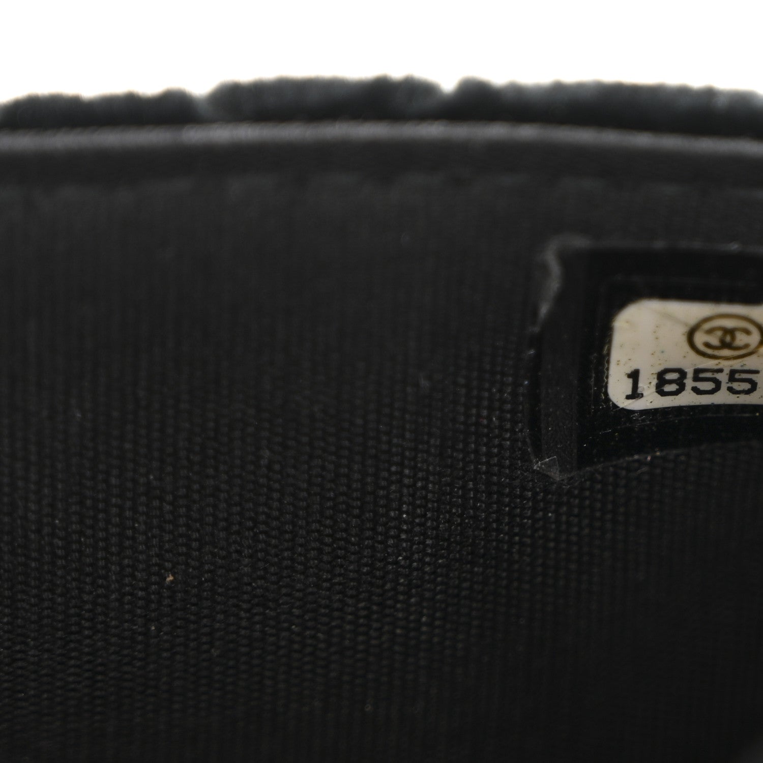 Velvet Quilted Boy Wallet On Chain WOC Black